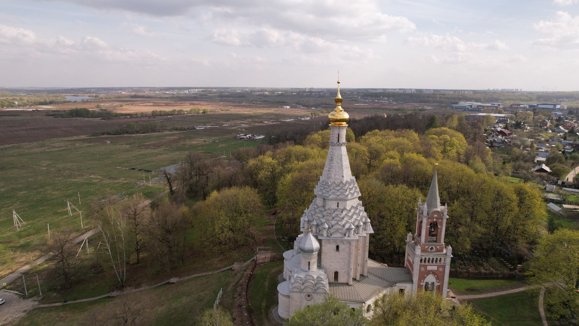 видео с коптера, церковь, культура,