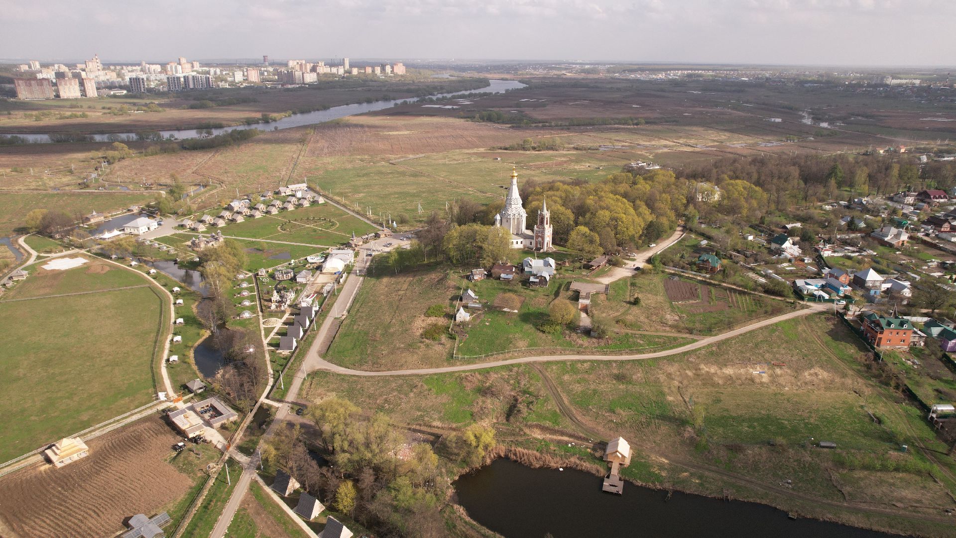 видео с коптера, церковь, культура,