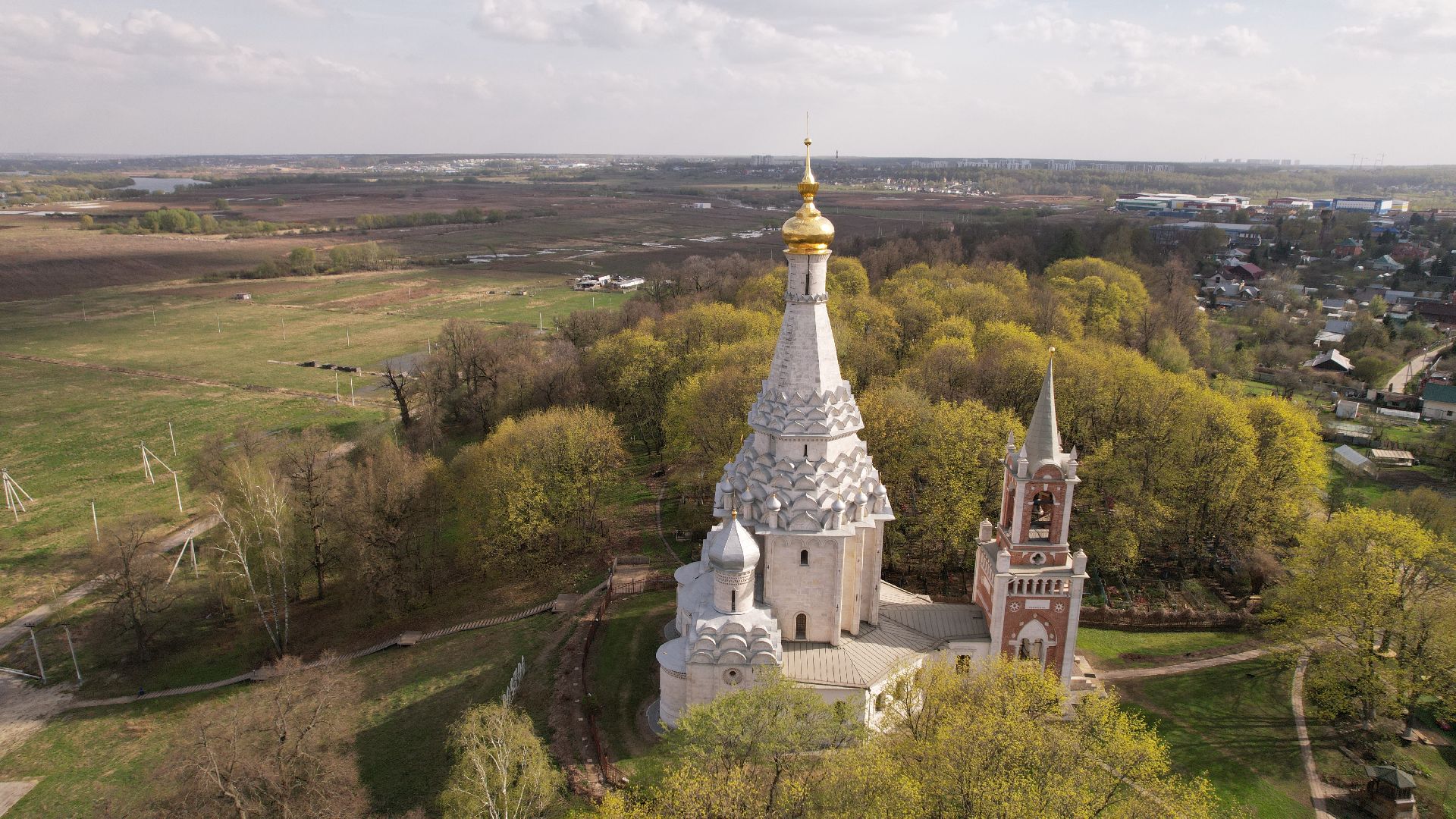 видео с коптера, церковь, культура,