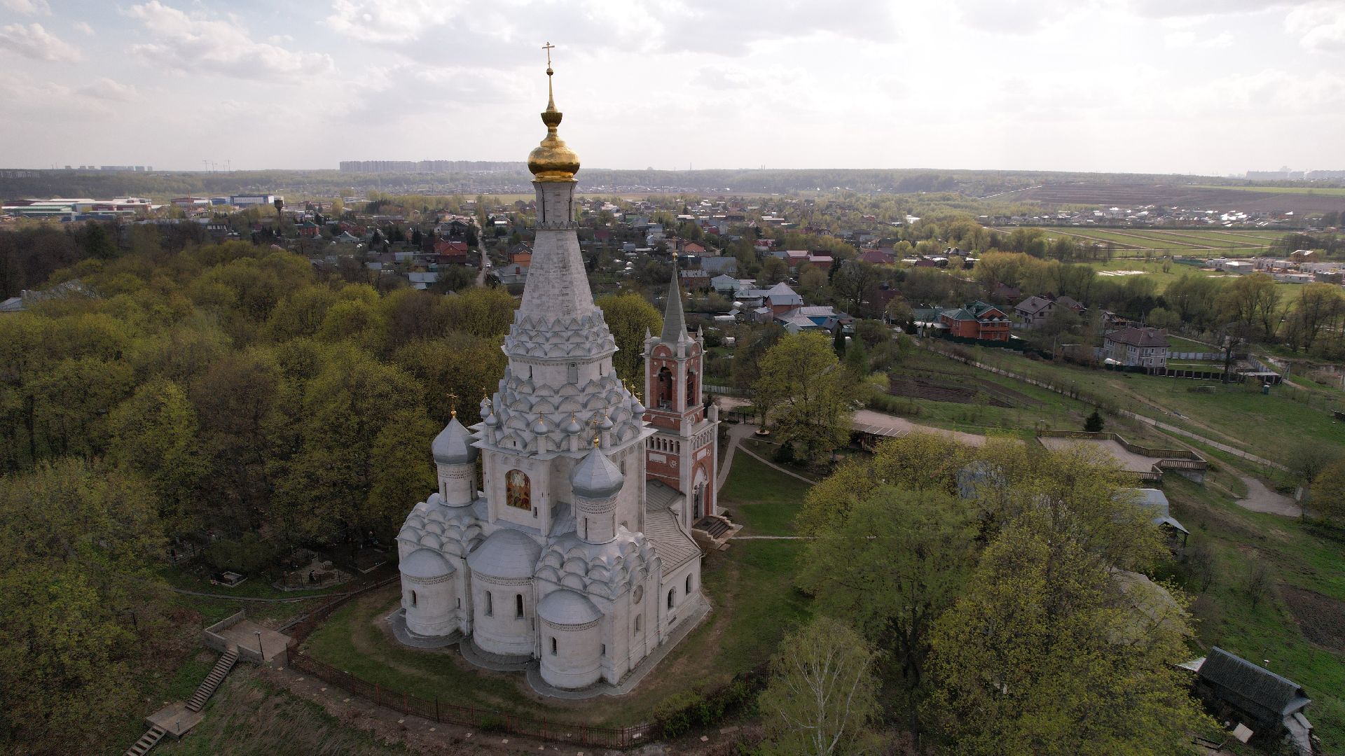 видео с коптера, церковь, культура,