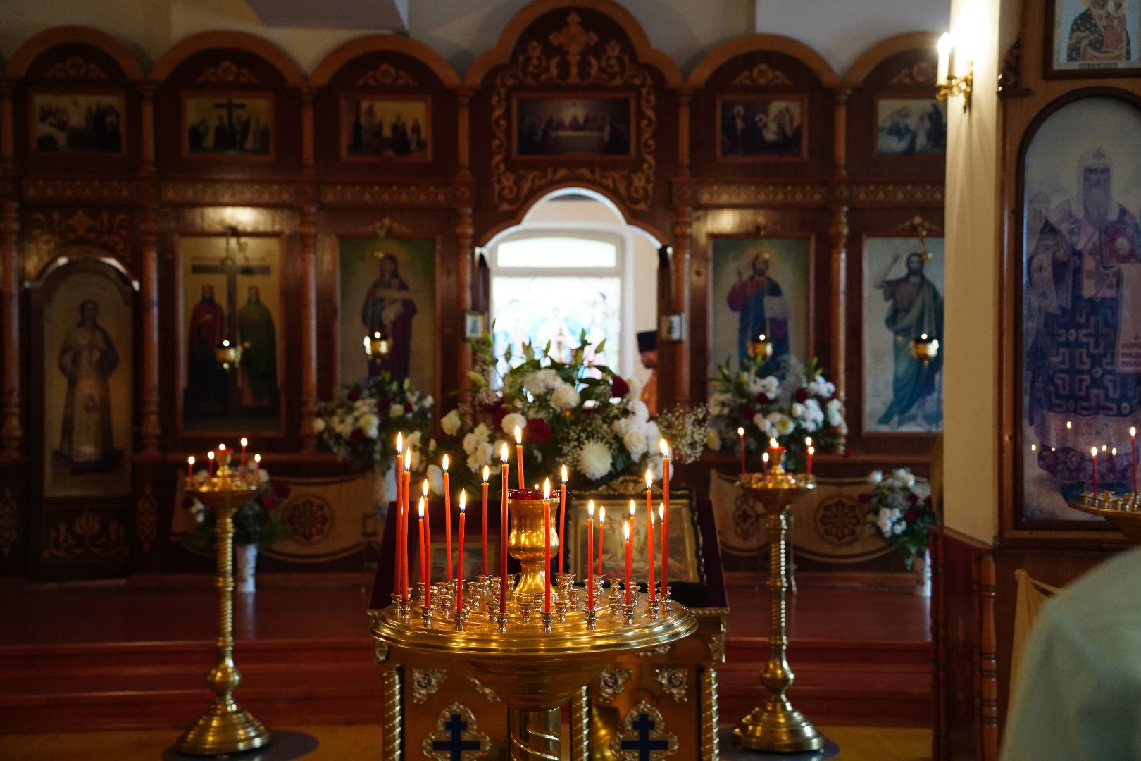 Пасха, богослужение, литургия, Рошаль, скорбященский храм,