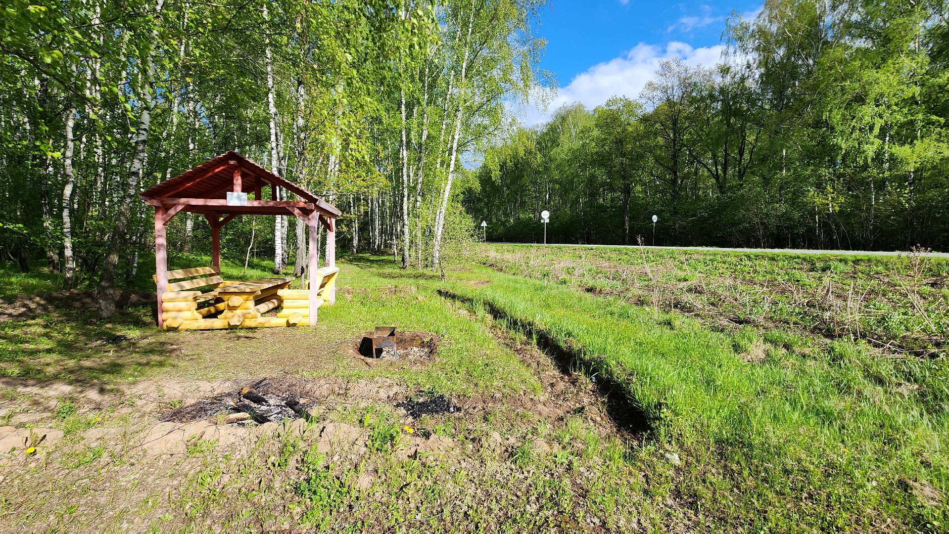 кашира, зона для отдыха, отдых в лесу, зона для пикника, мангал, шашлык, комлесхоз,