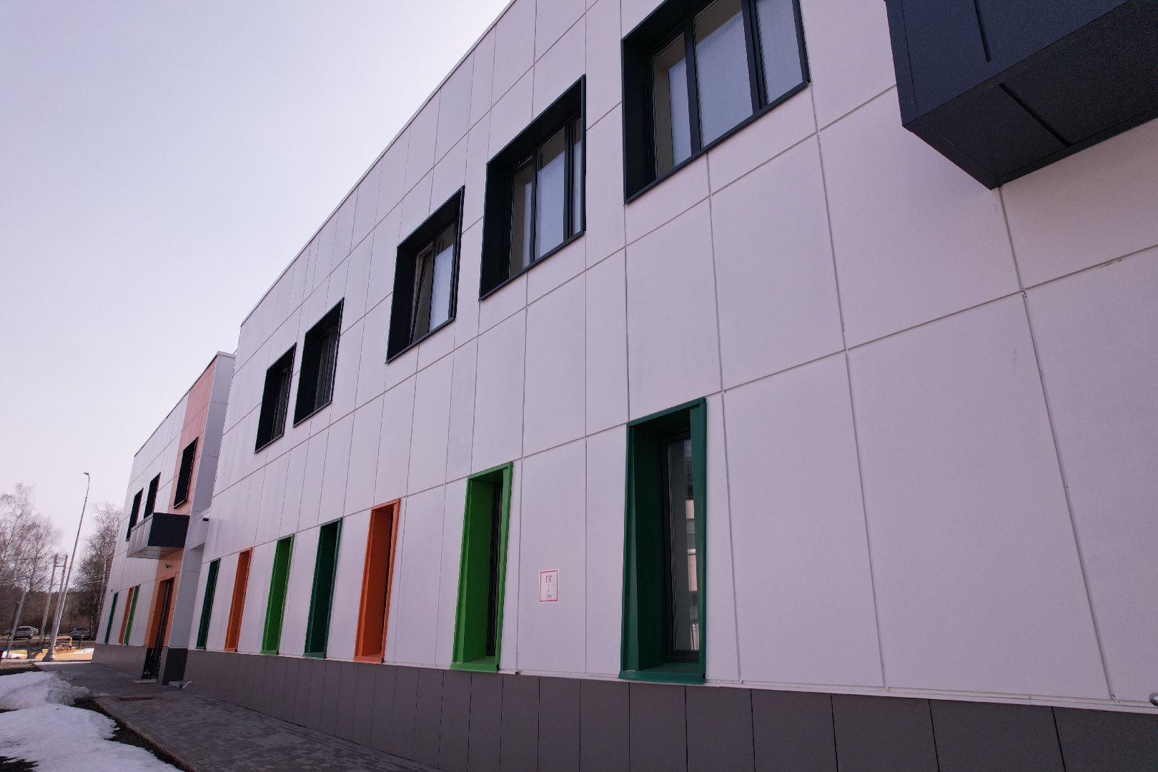 видео с коптера, волоколамск, детский сад,