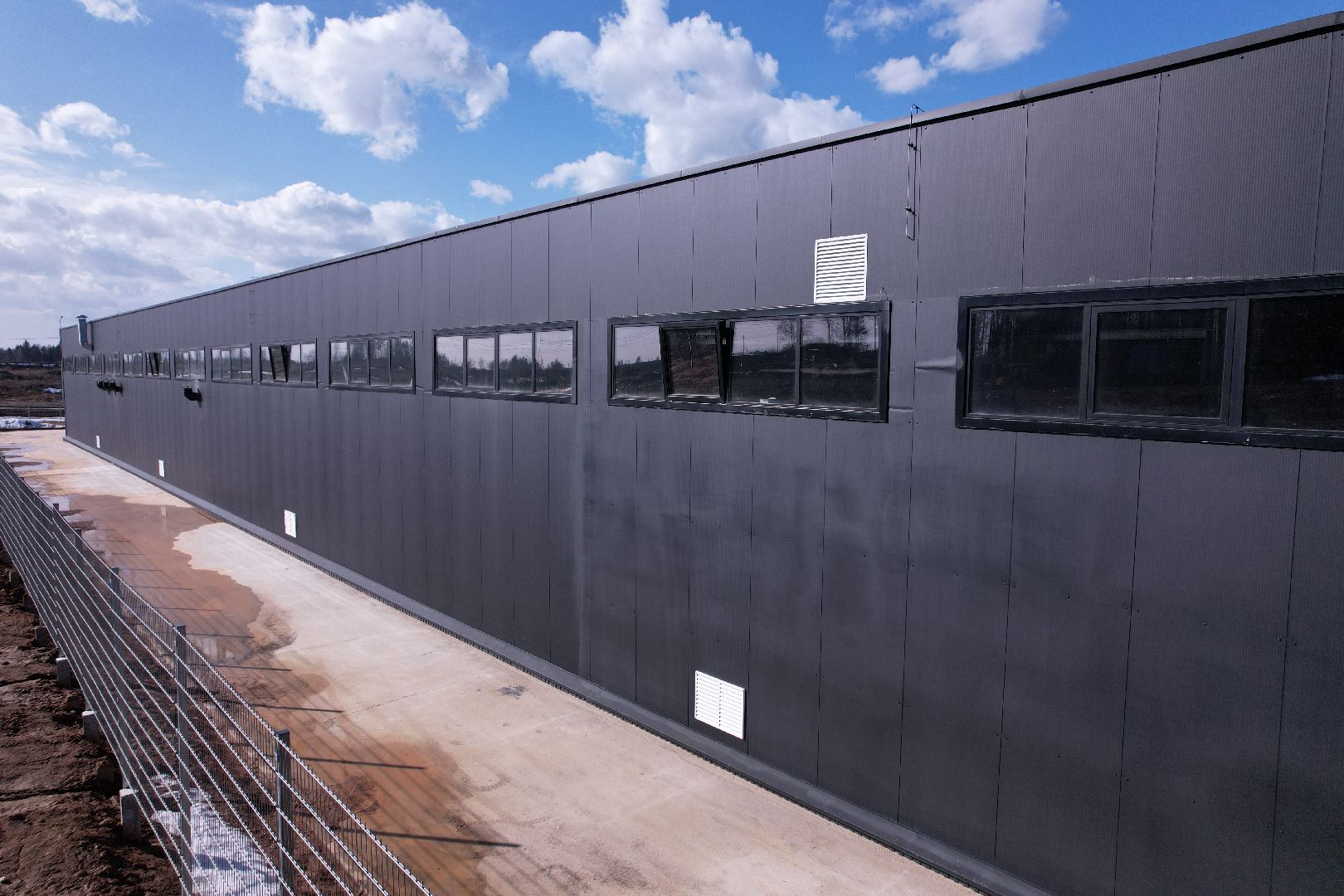 видео с коптера, солнечногорск, индустриальный парк,