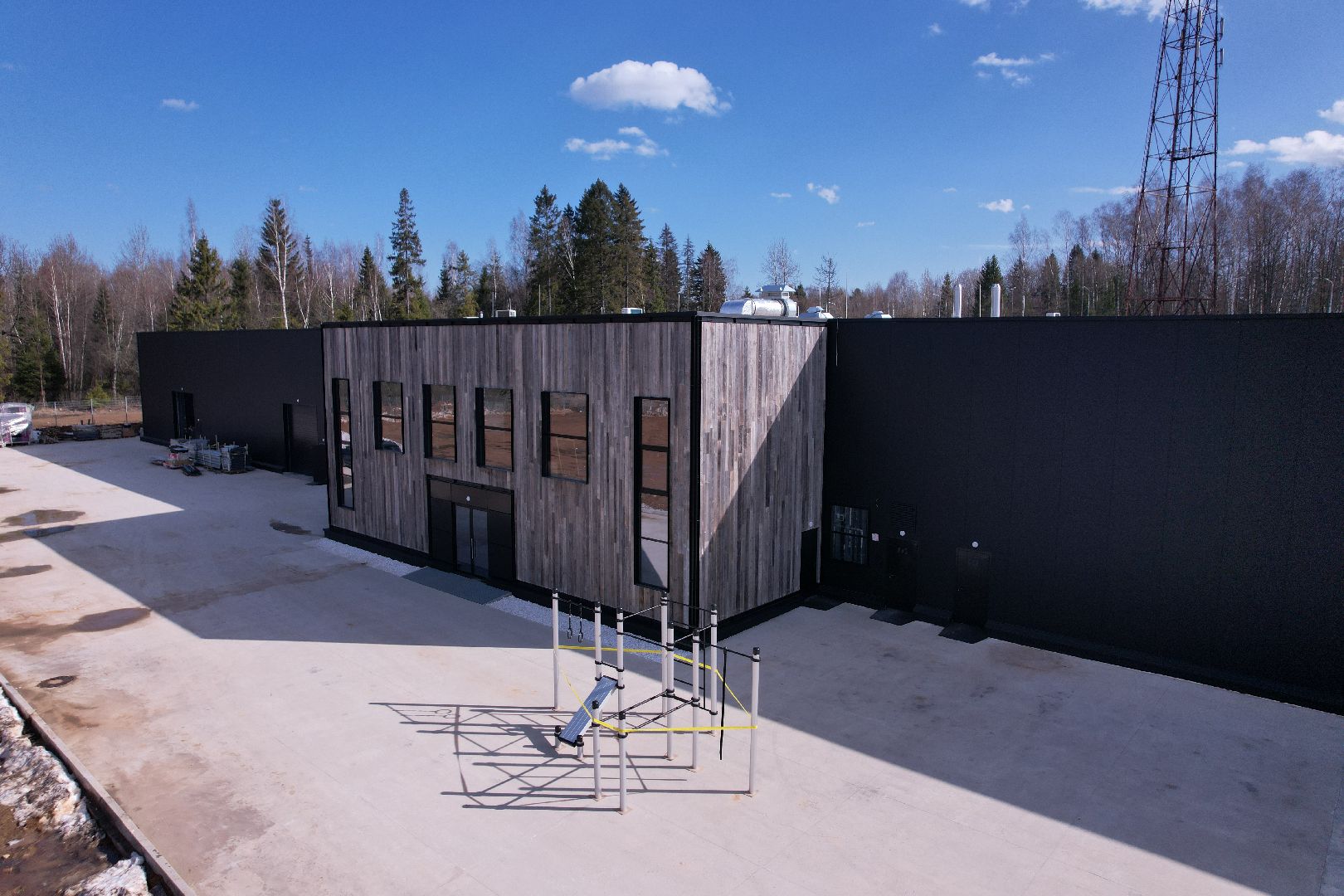 видео с коптера, солнечногорск, индустриальный парк,