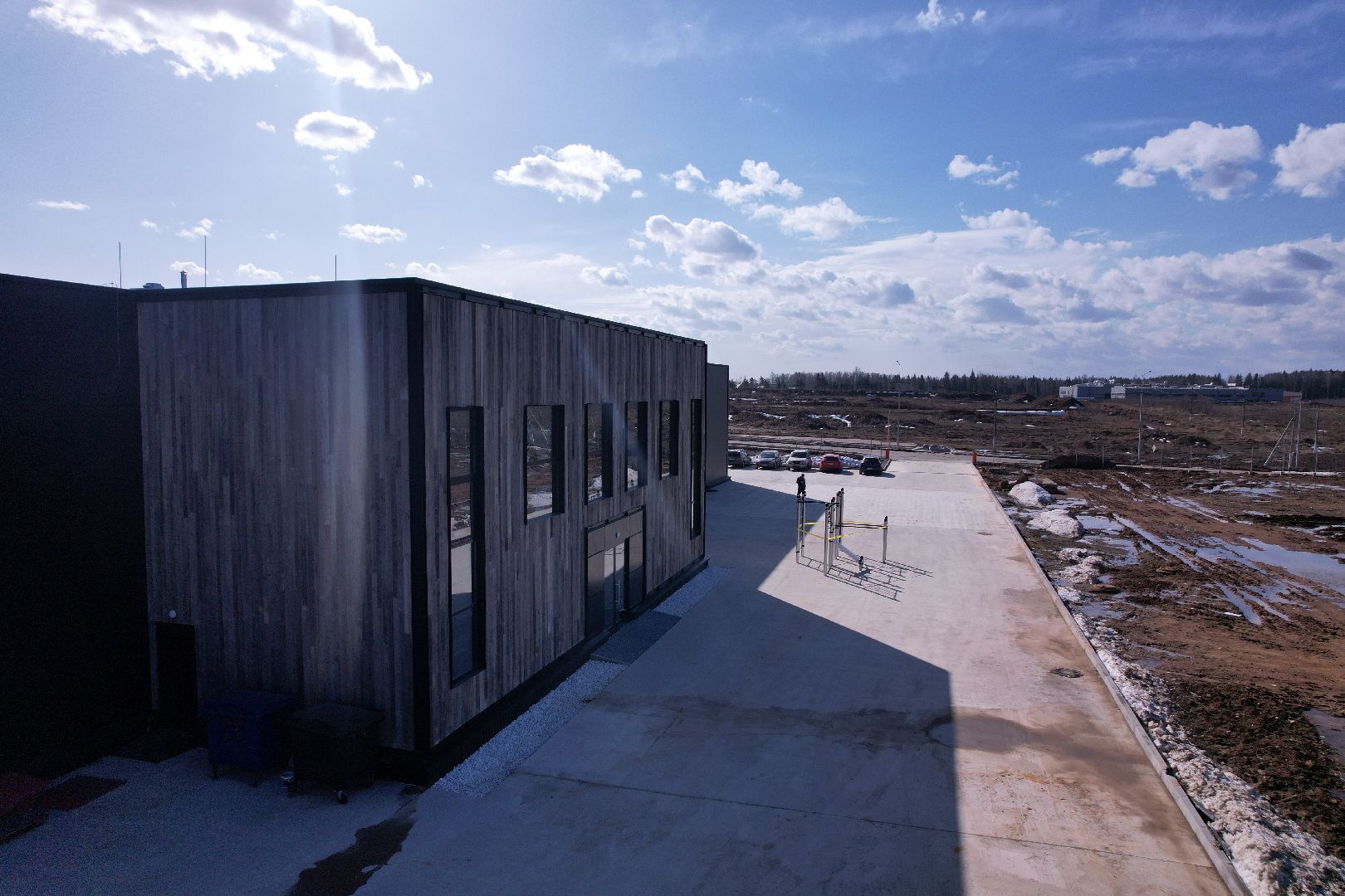 видео с коптера, солнечногорск, индустриальный парк,