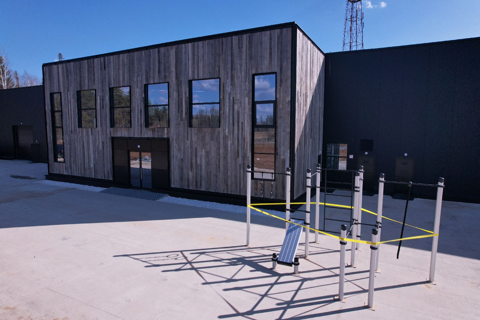 видео с коптера, солнечногорск, индустриальный парк,