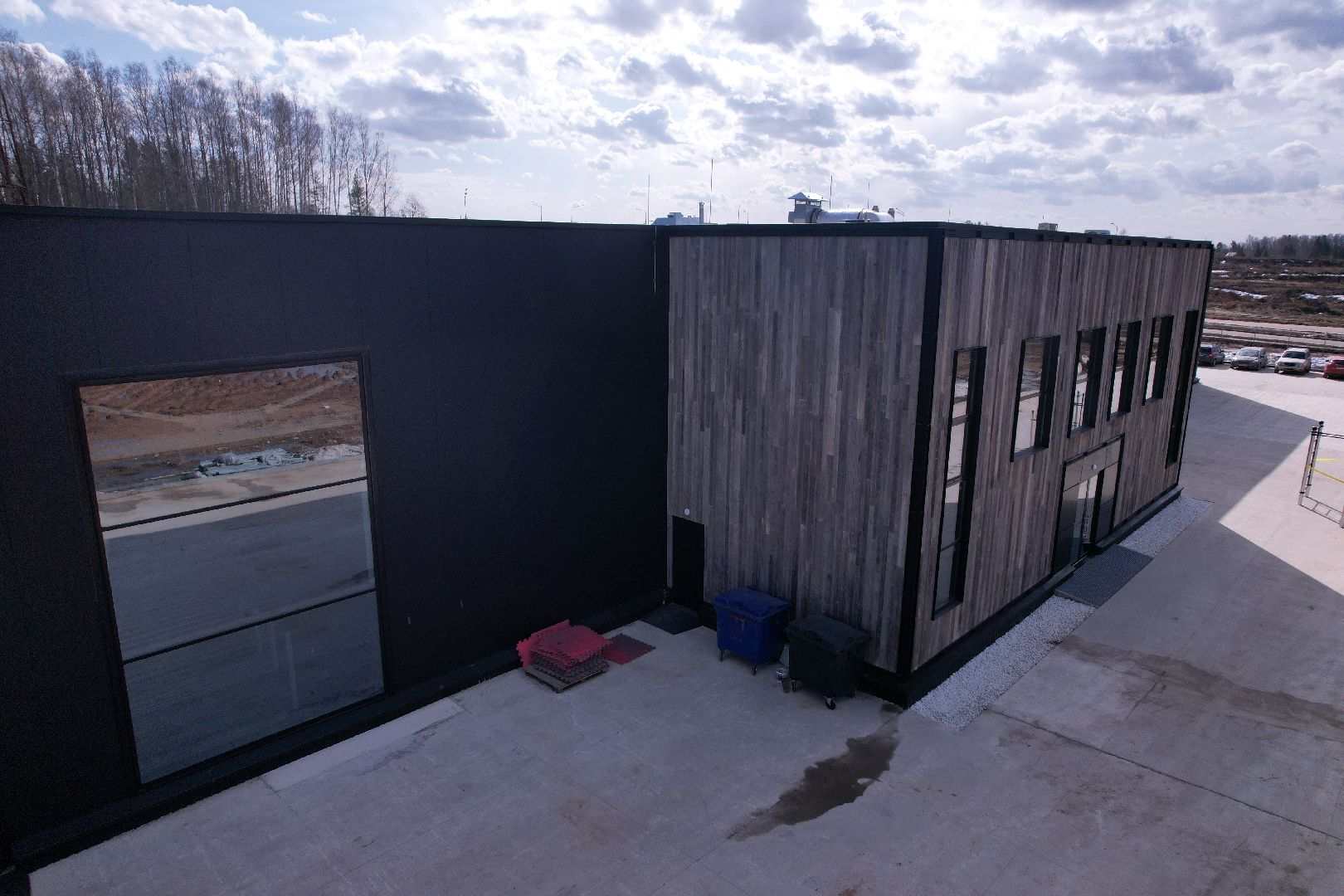 видео с коптера, солнечногорск, индустриальный парк,