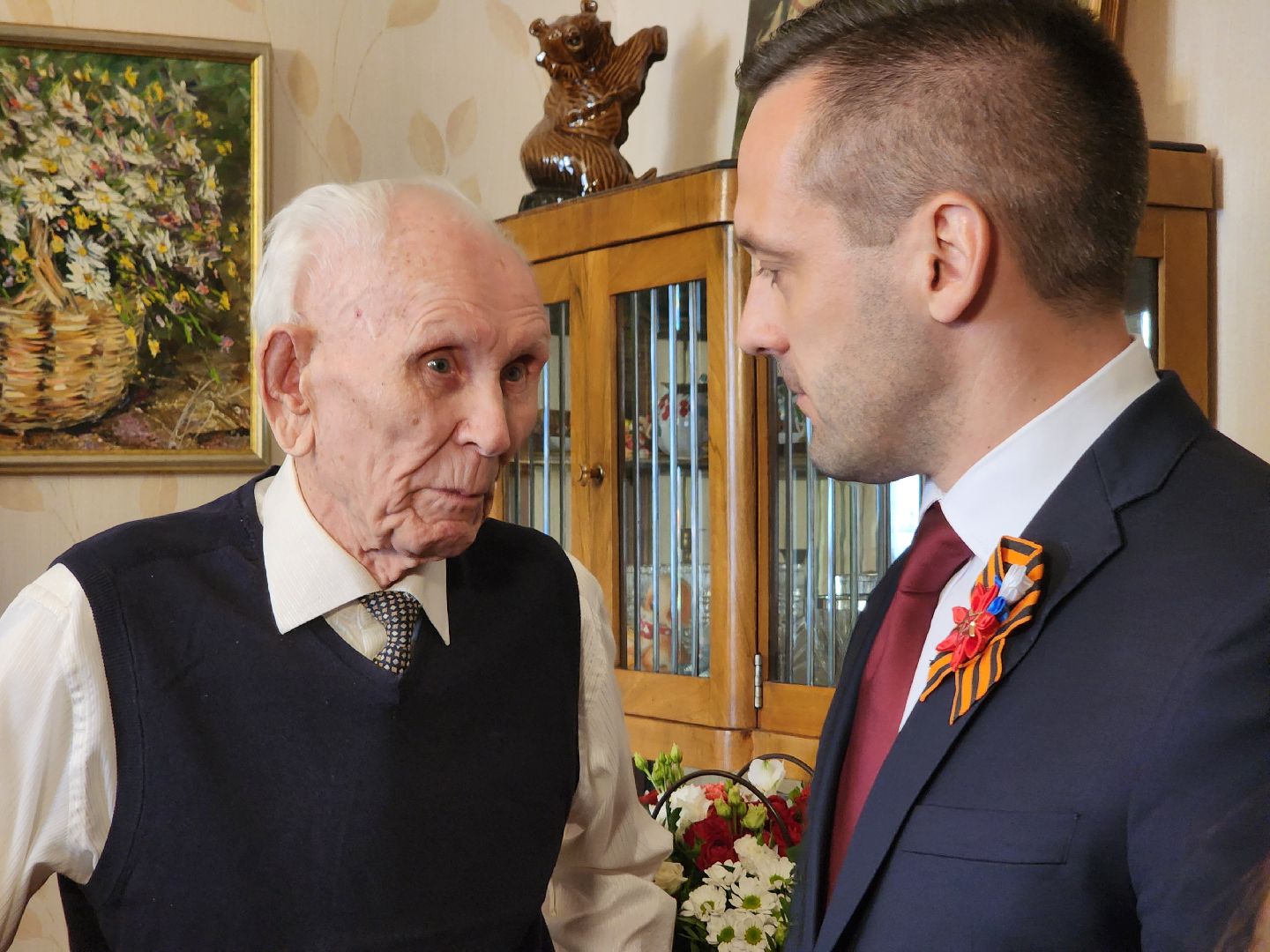 Дубна, Глава, Подарки, Ветераны, День Победы,