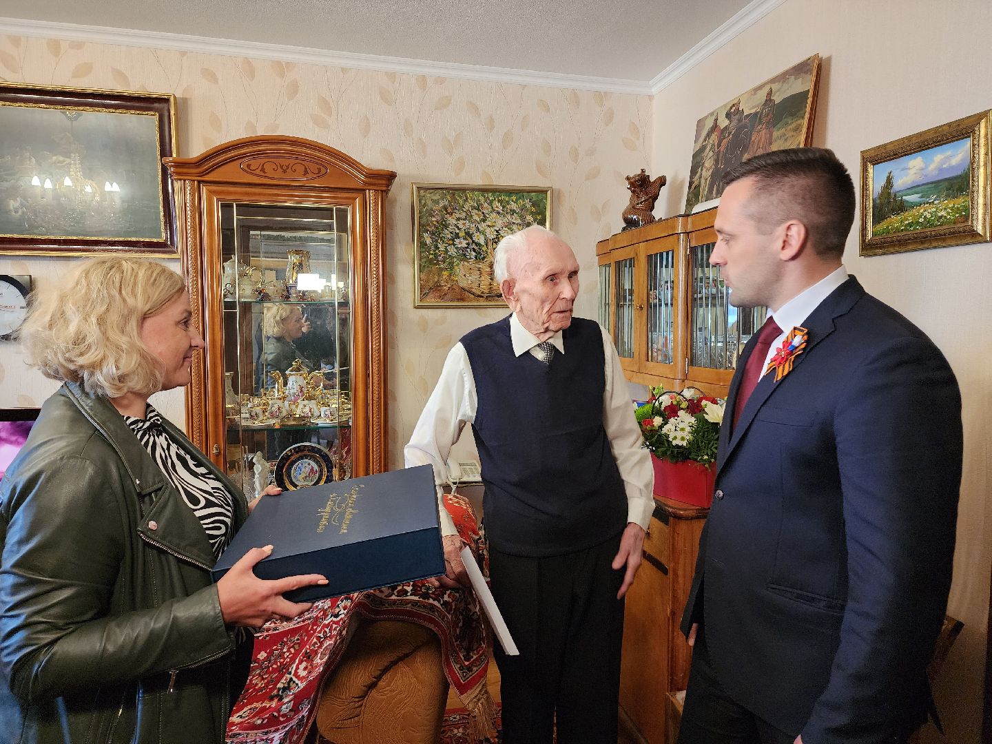 Дубна, Глава, Подарки, Ветераны, День Победы,