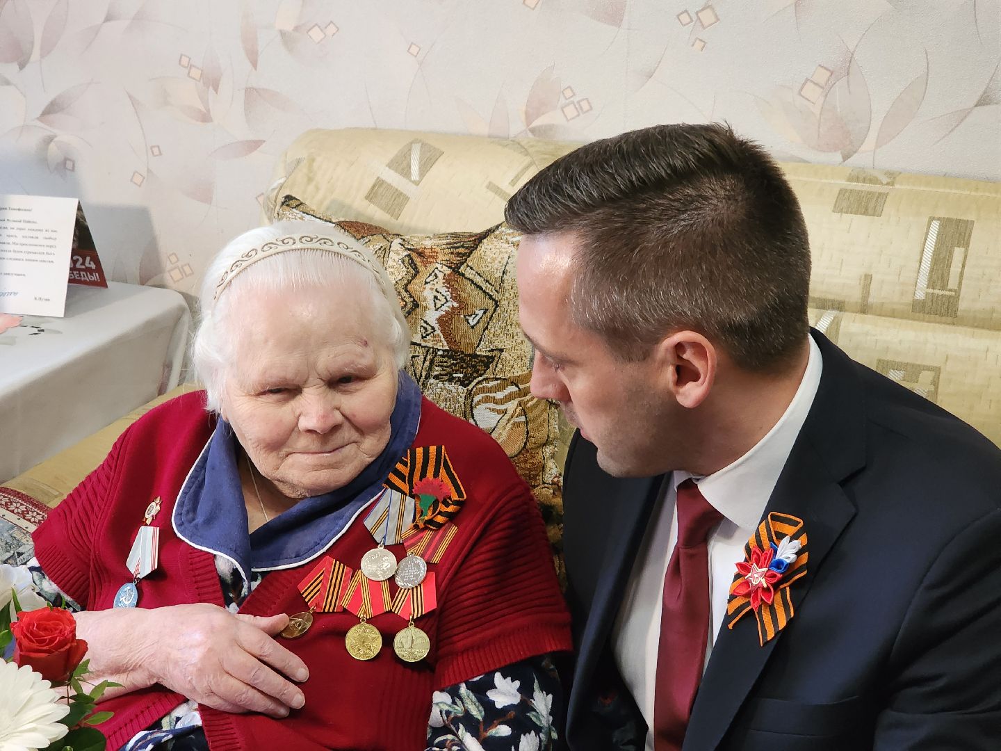 Дубна, Глава, Подарки, Ветераны, День Победы,