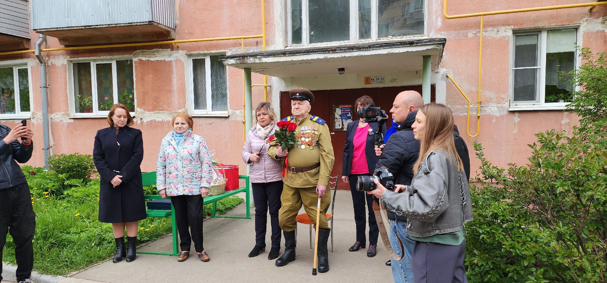 парад в каждый двор, День победы, Ветераны, Домодедово,