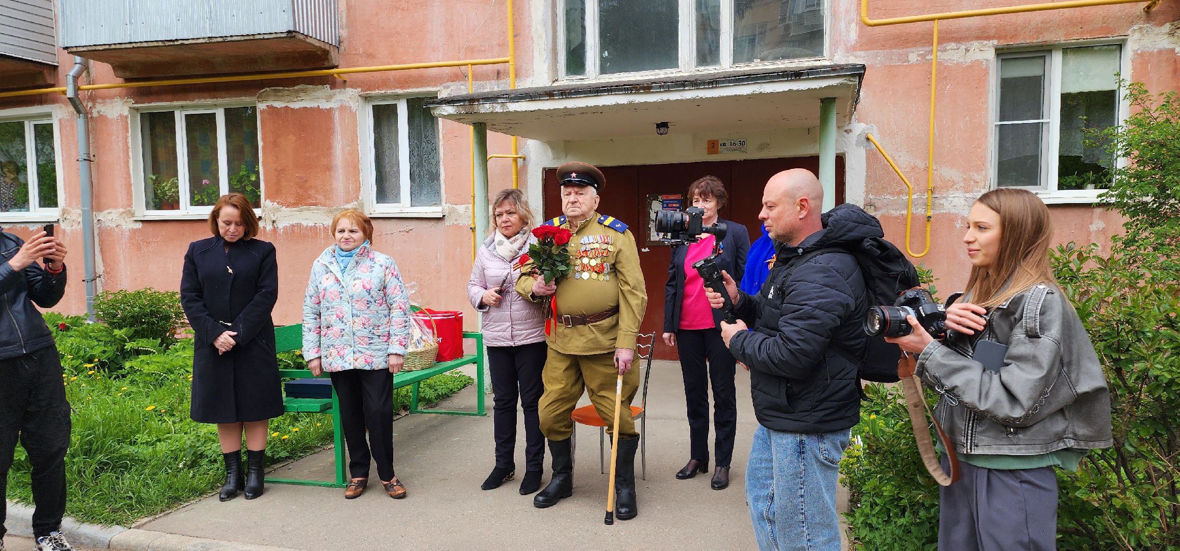 парад в каждый двор, День победы, Ветераны, Домодедово,