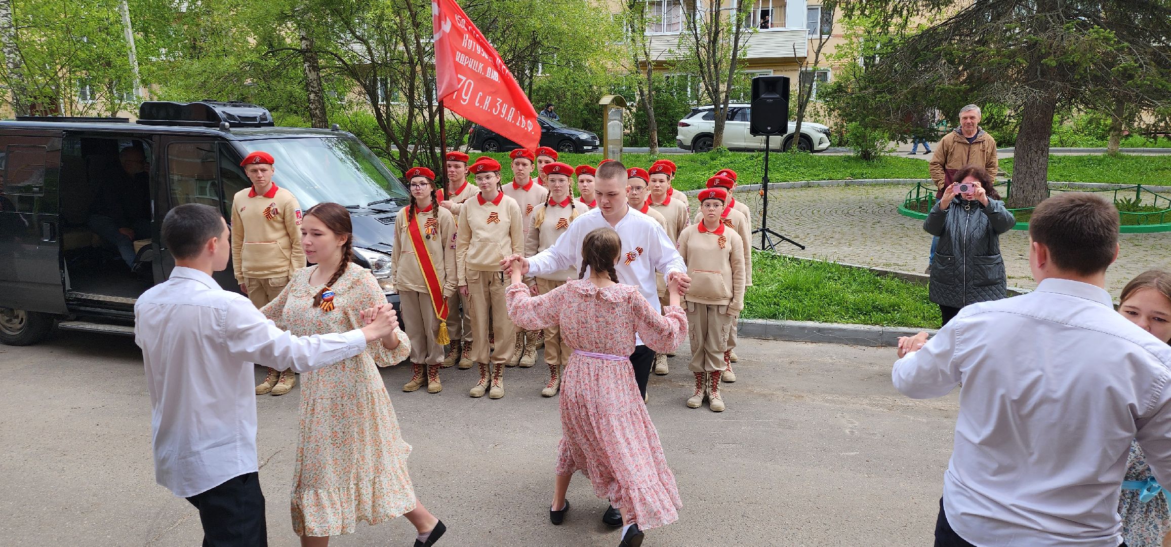 парад в каждый двор, День победы, Ветераны, Домодедово,