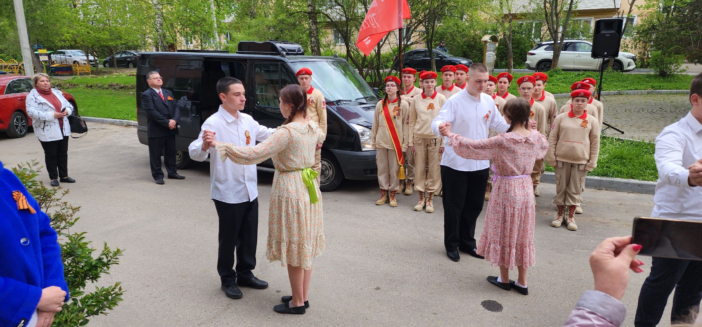 парад в каждый двор, День победы, Ветераны, Домодедово,