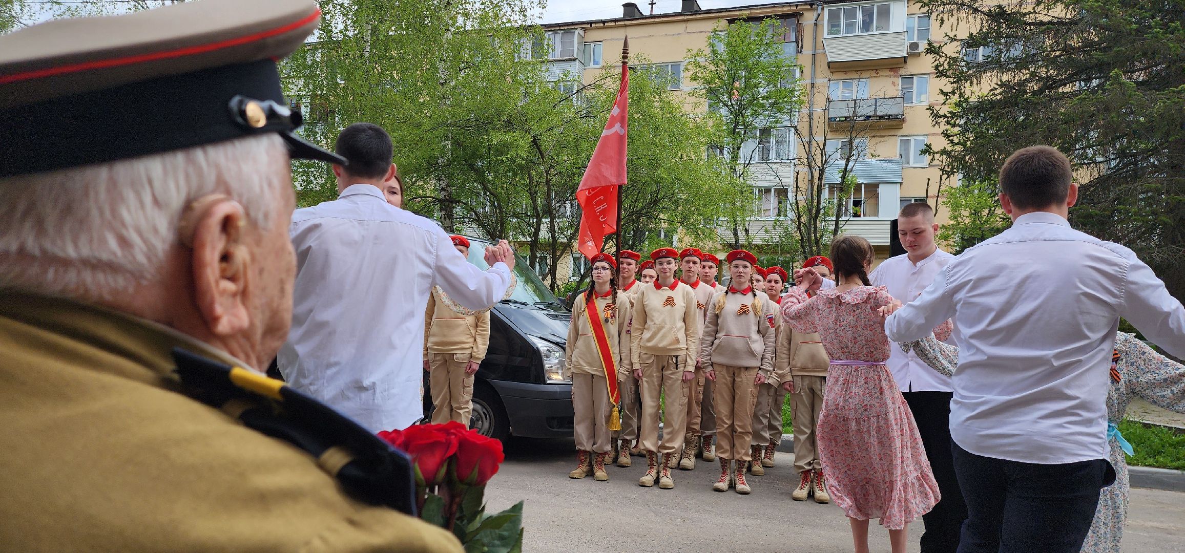 парад в каждый двор, День победы, Ветераны, Домодедово,