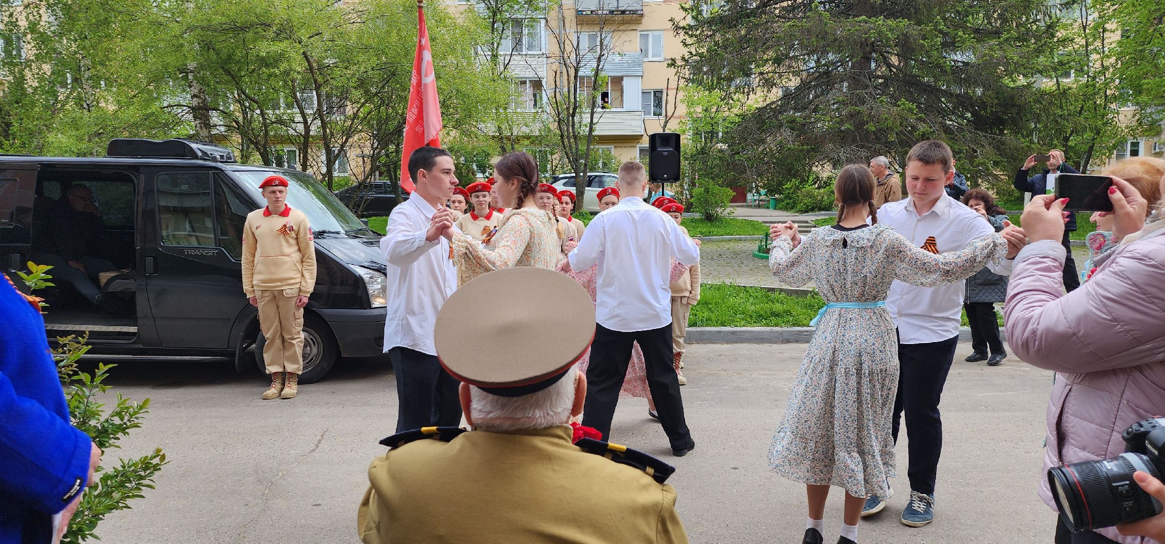 парад в каждый двор, День победы, Ветераны, Домодедово,