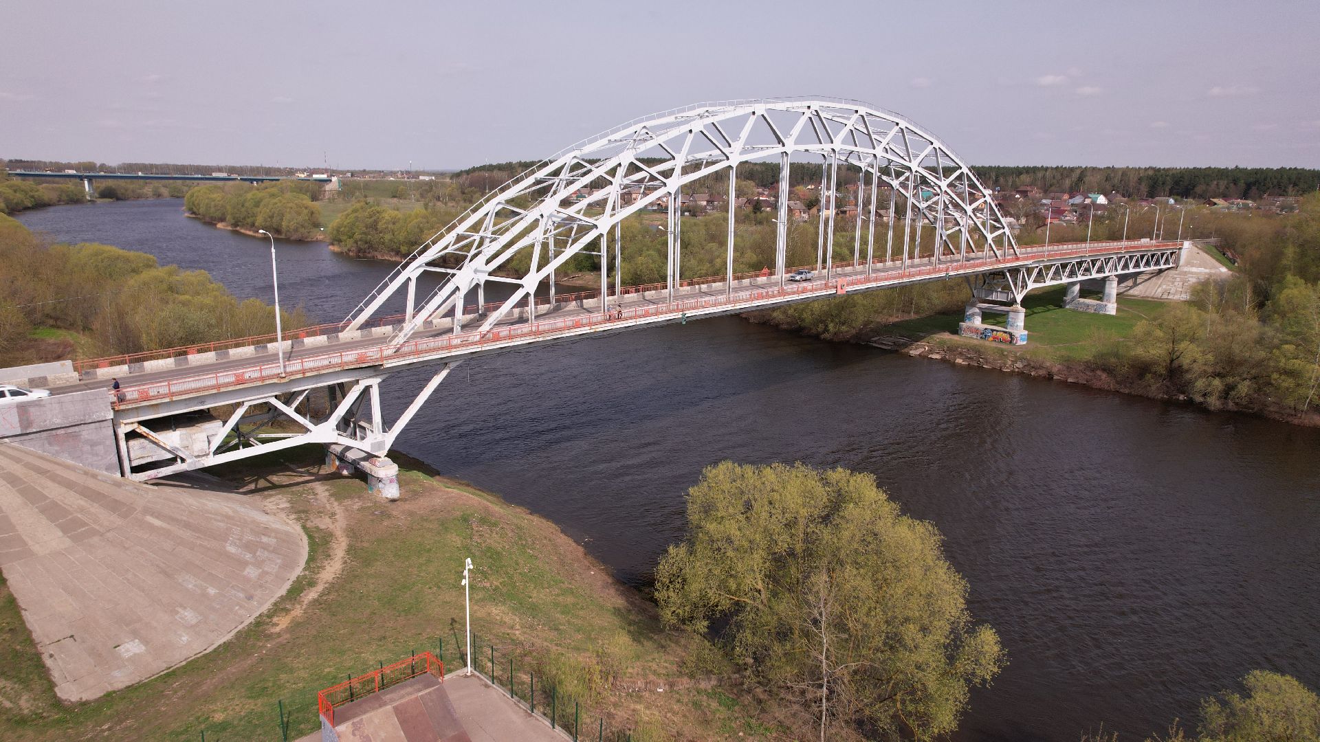 Воскресенск, видео с коптера, парк,