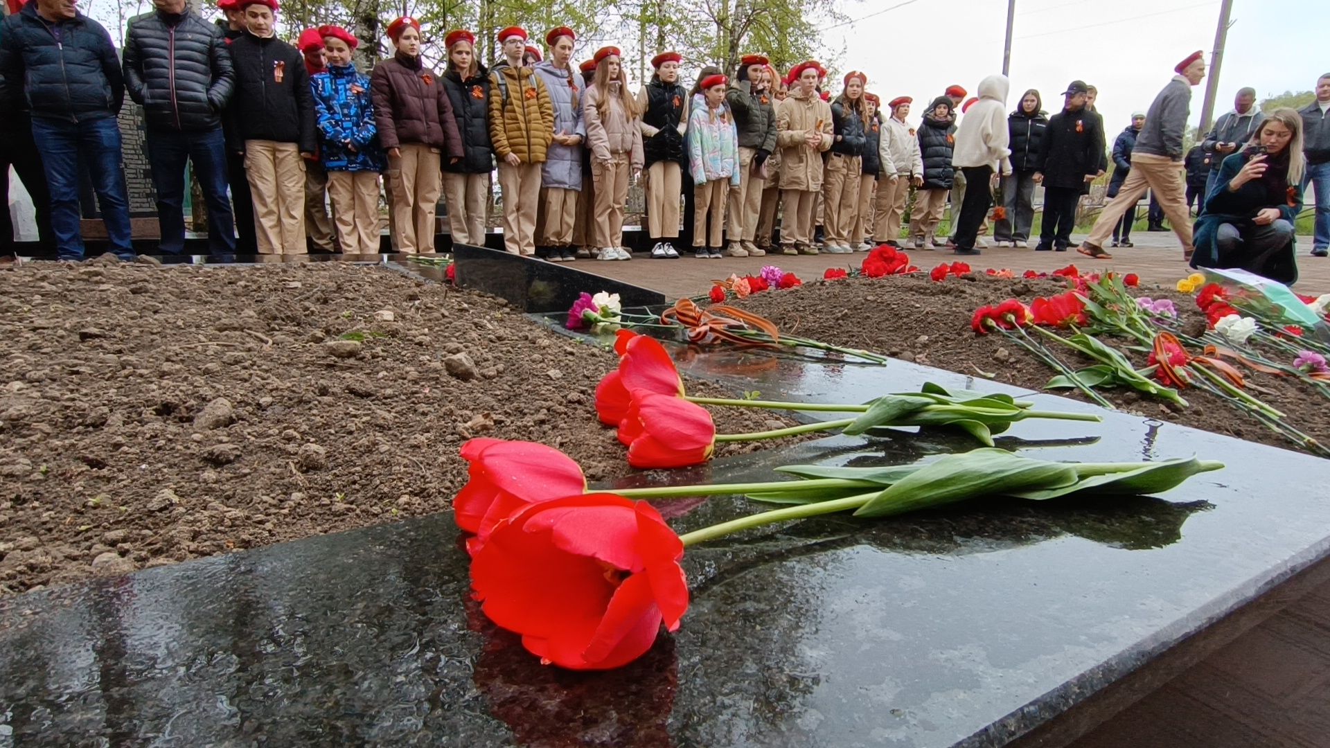 митинг памяти, возложение цветов, лобня,