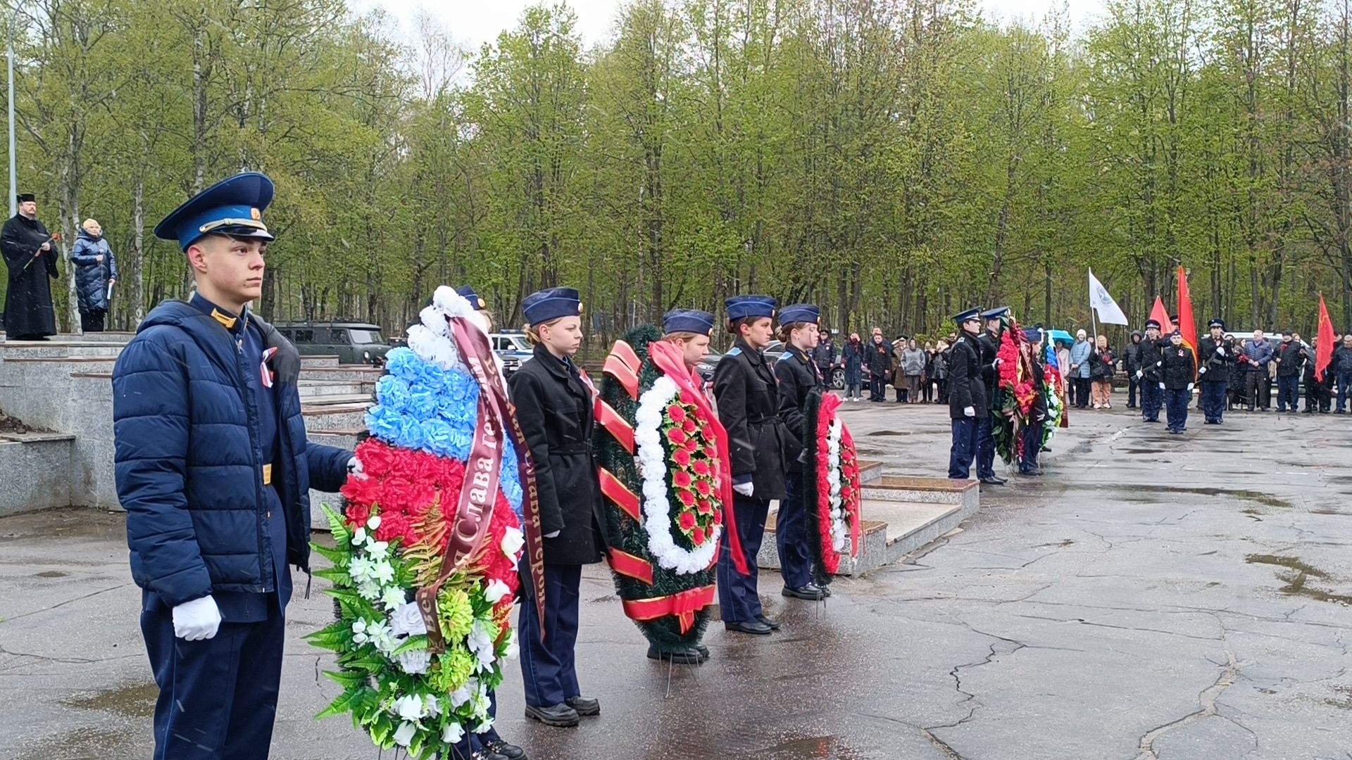 митинг памяти, возложение цветов, лобня,