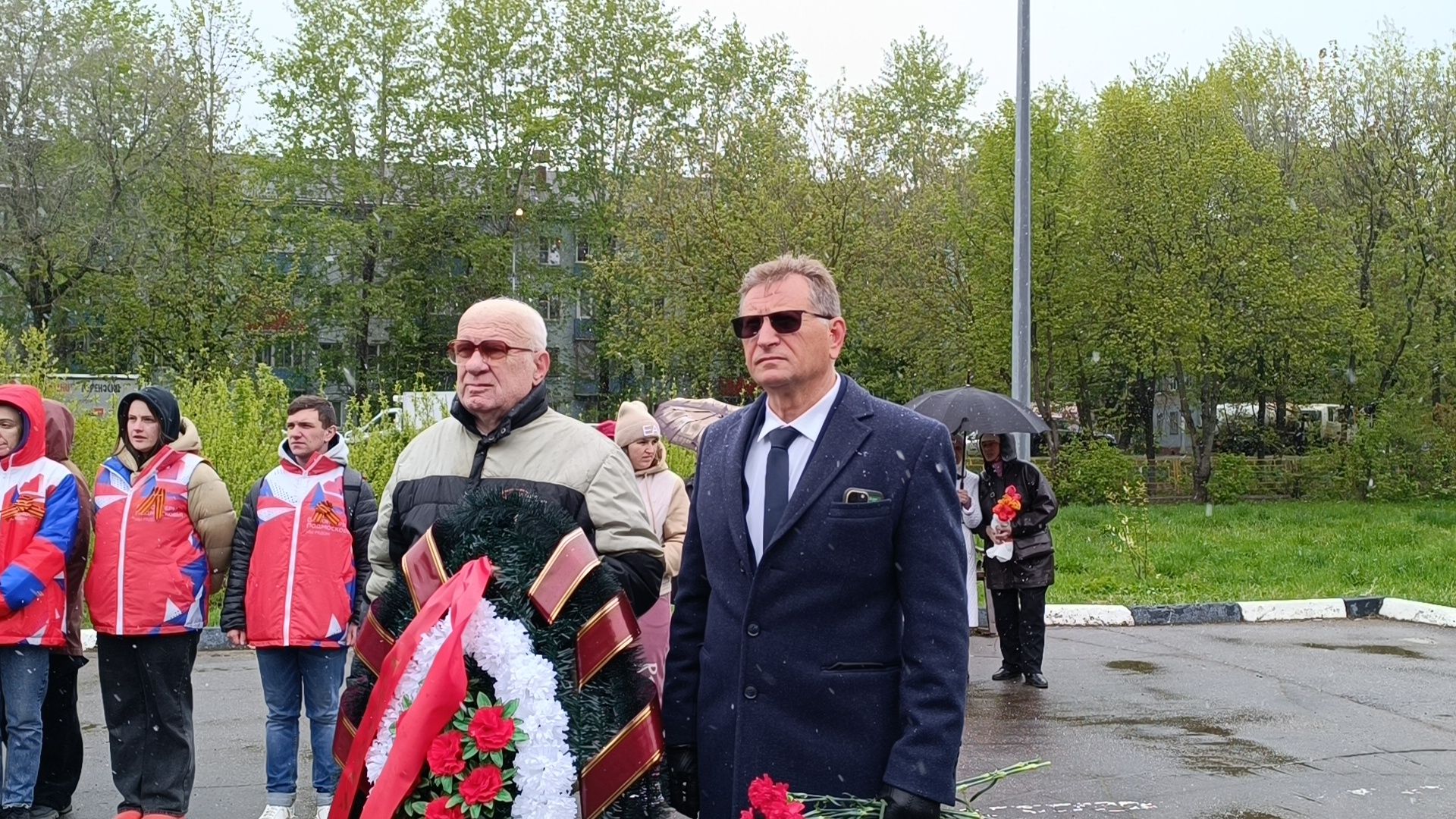 митинг памяти, возложение цветов, лобня,