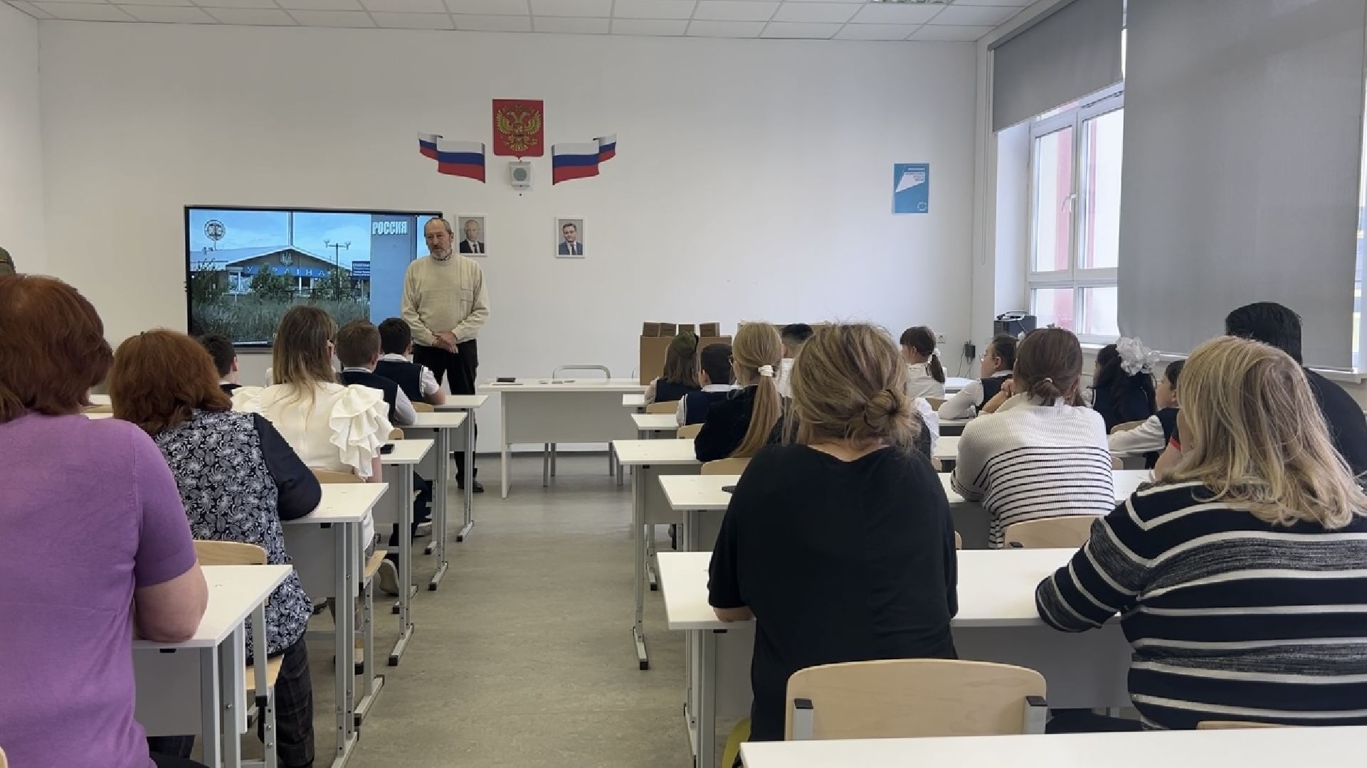 химки, сво, школа, урок мужества,