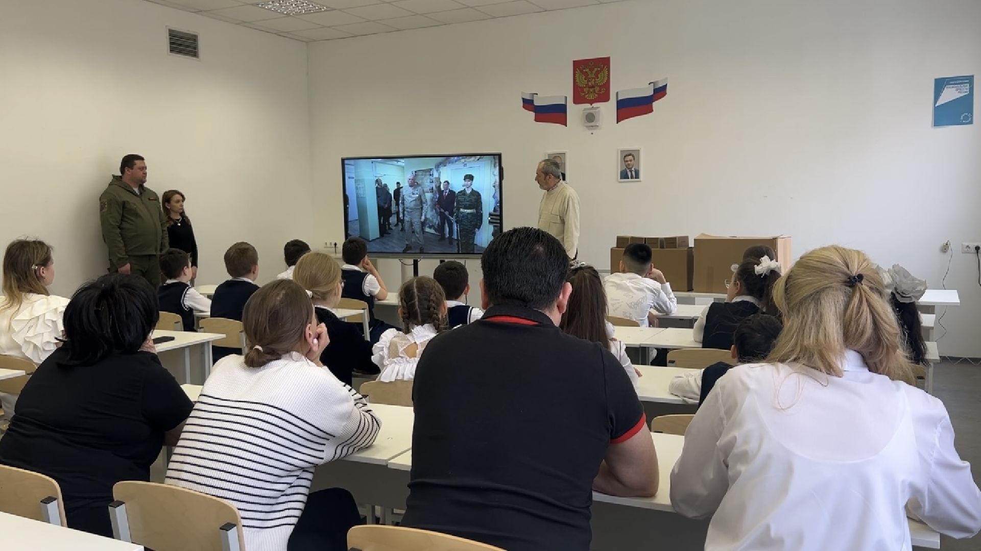 химки, сво, школа, урок мужества,