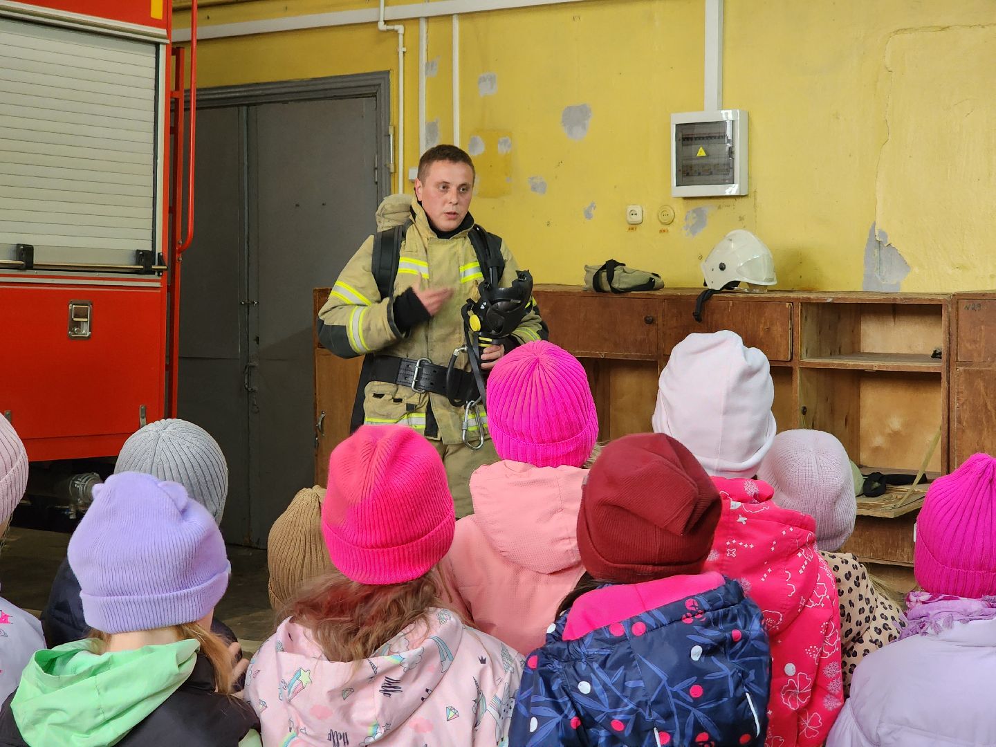 Дубна, Дети, Детский сад, пожарная часть, экскурсии,
