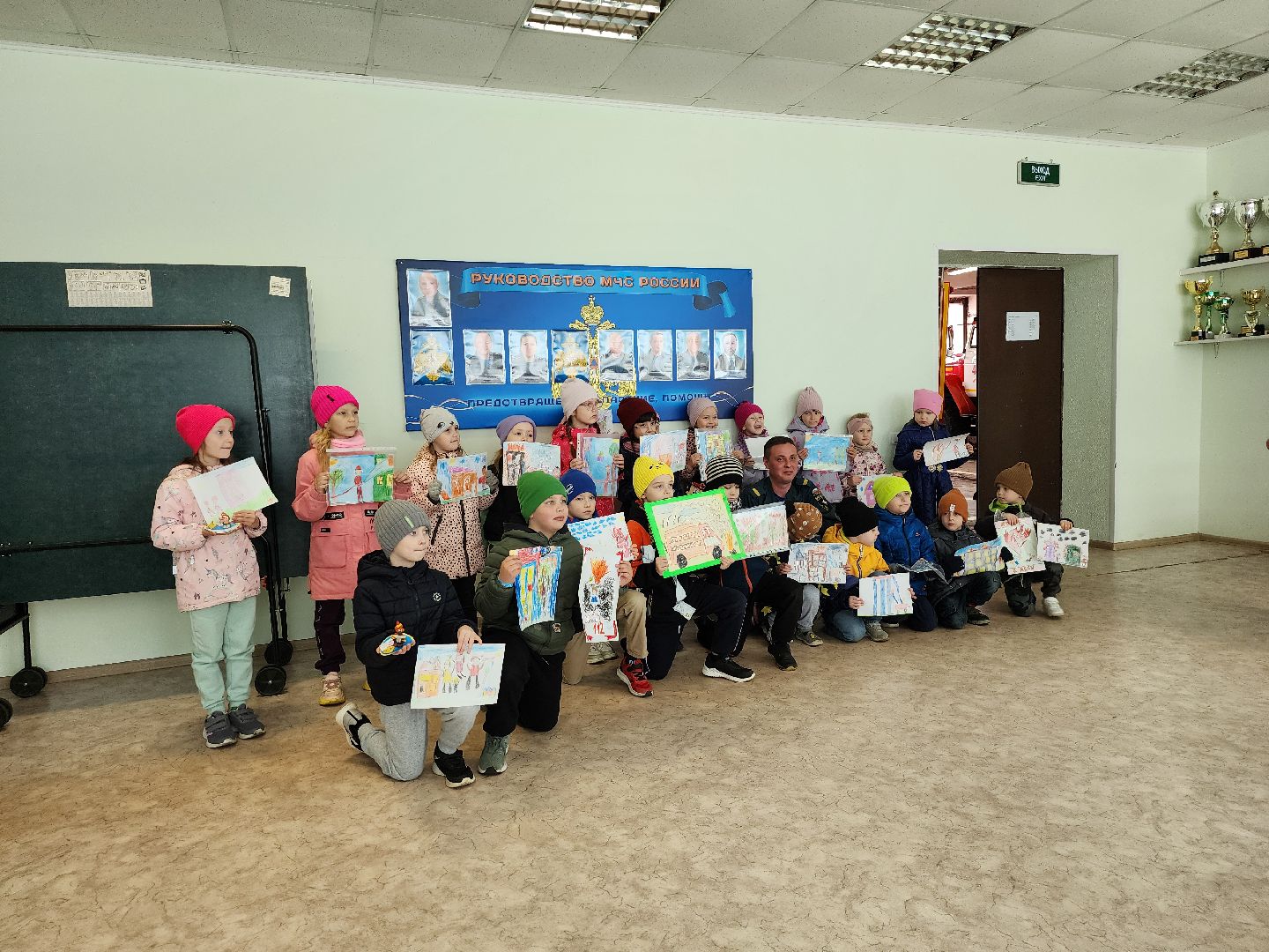 Дубна, Дети, Детский сад, пожарная часть, экскурсии,