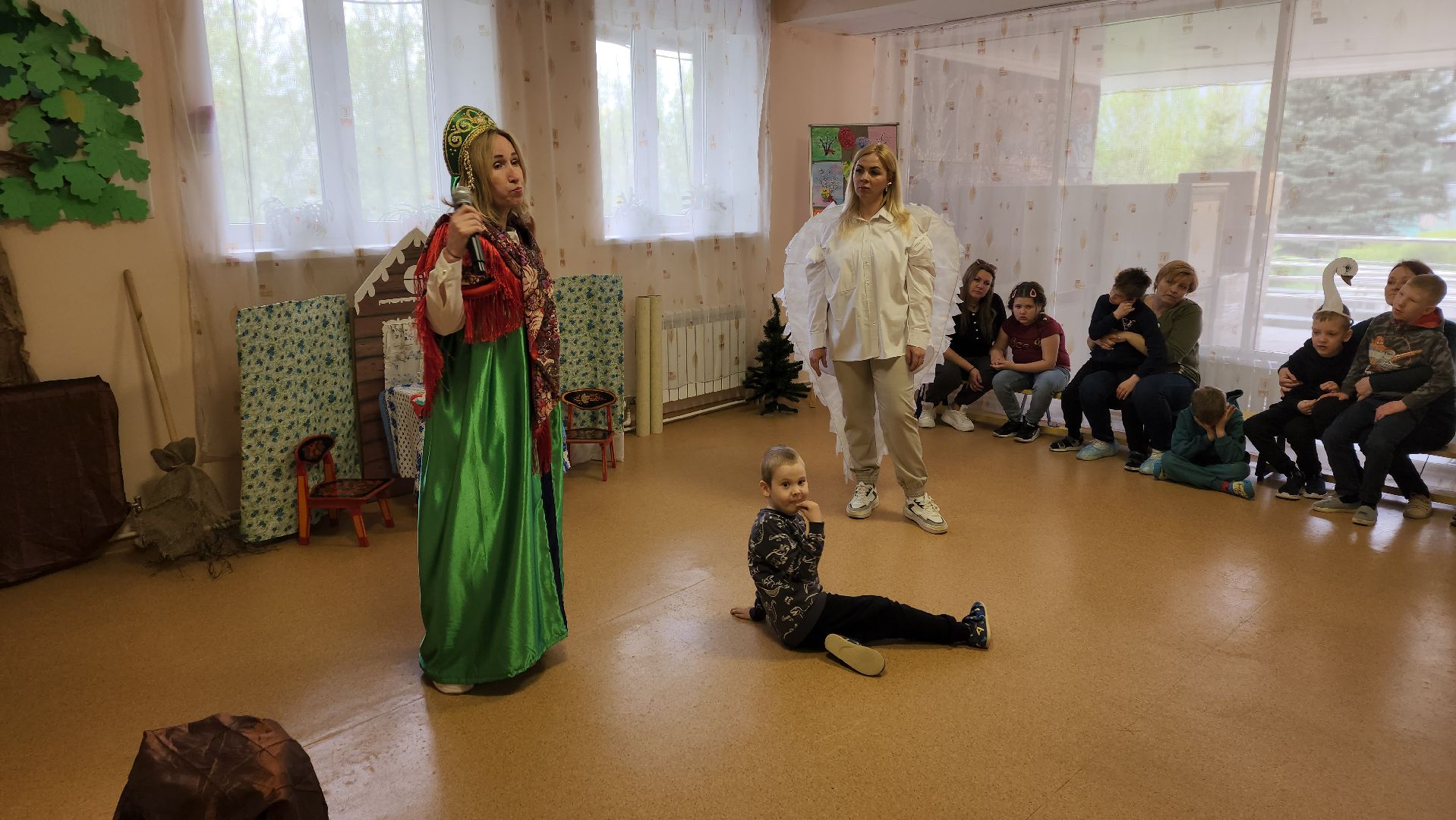 ивантеевка, центр социального обслуживания, дети-инвалиды, спектакль, православные,