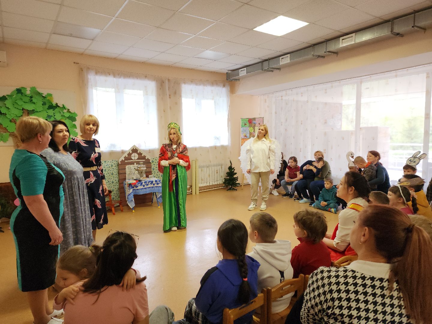 ивантеевка, центр социального обслуживания, дети-инвалиды, спектакль, православные,