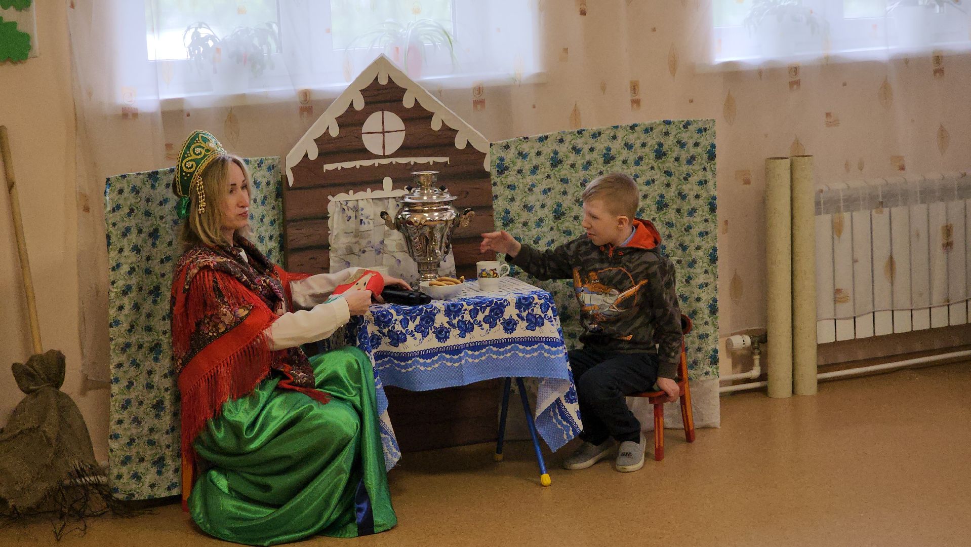 ивантеевка, центр социального обслуживания, дети-инвалиды, спектакль, православные,