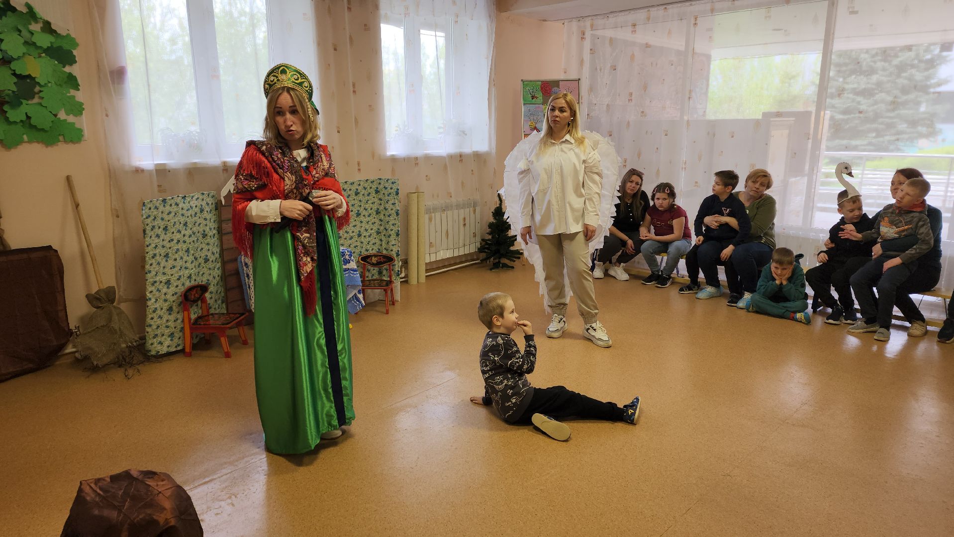 ивантеевка, центр социального обслуживания, дети-инвалиды, спектакль, православные,