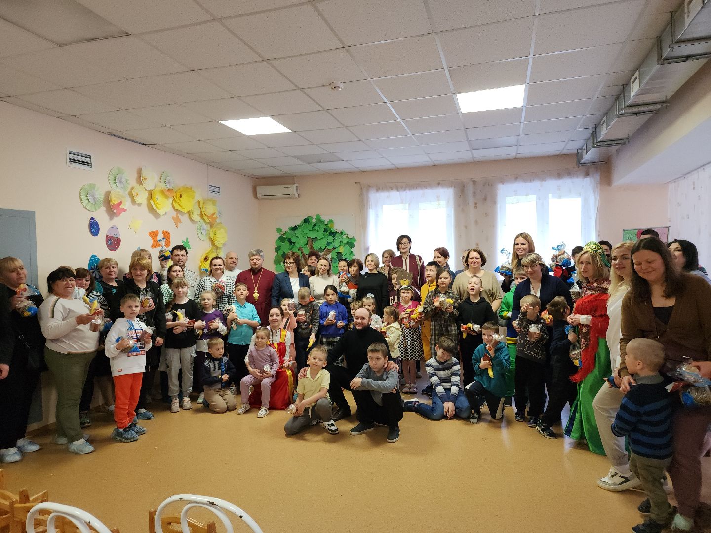 ивантеевка, центр социального обслуживания, дети-инвалиды, спектакль, православные,