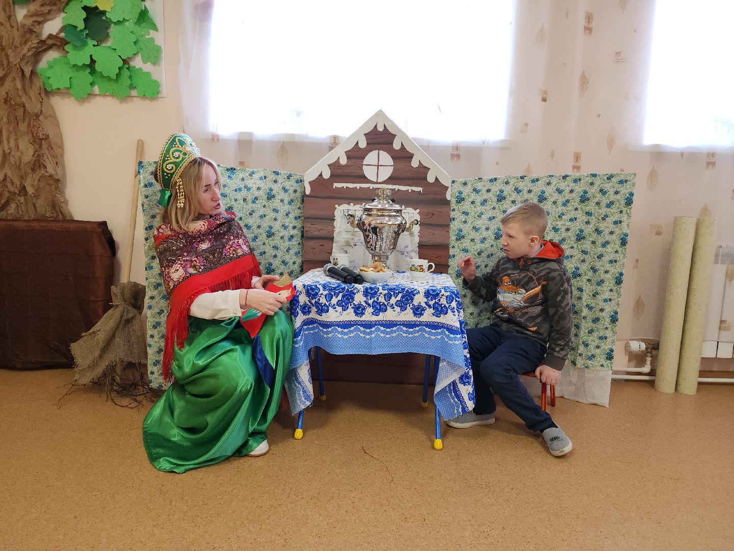 ивантеевка, центр социального обслуживания, дети-инвалиды, спектакль, православные,