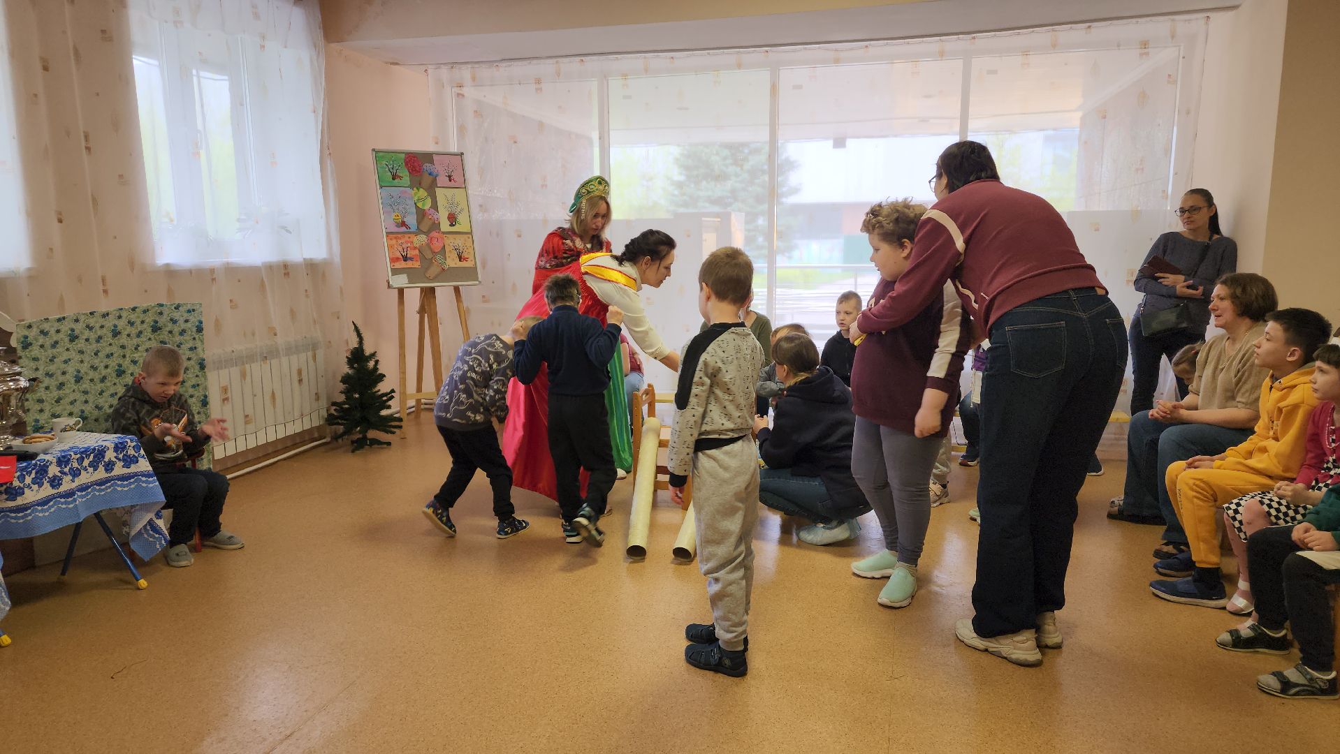 ивантеевка, центр социального обслуживания, дети-инвалиды, спектакль, православные,