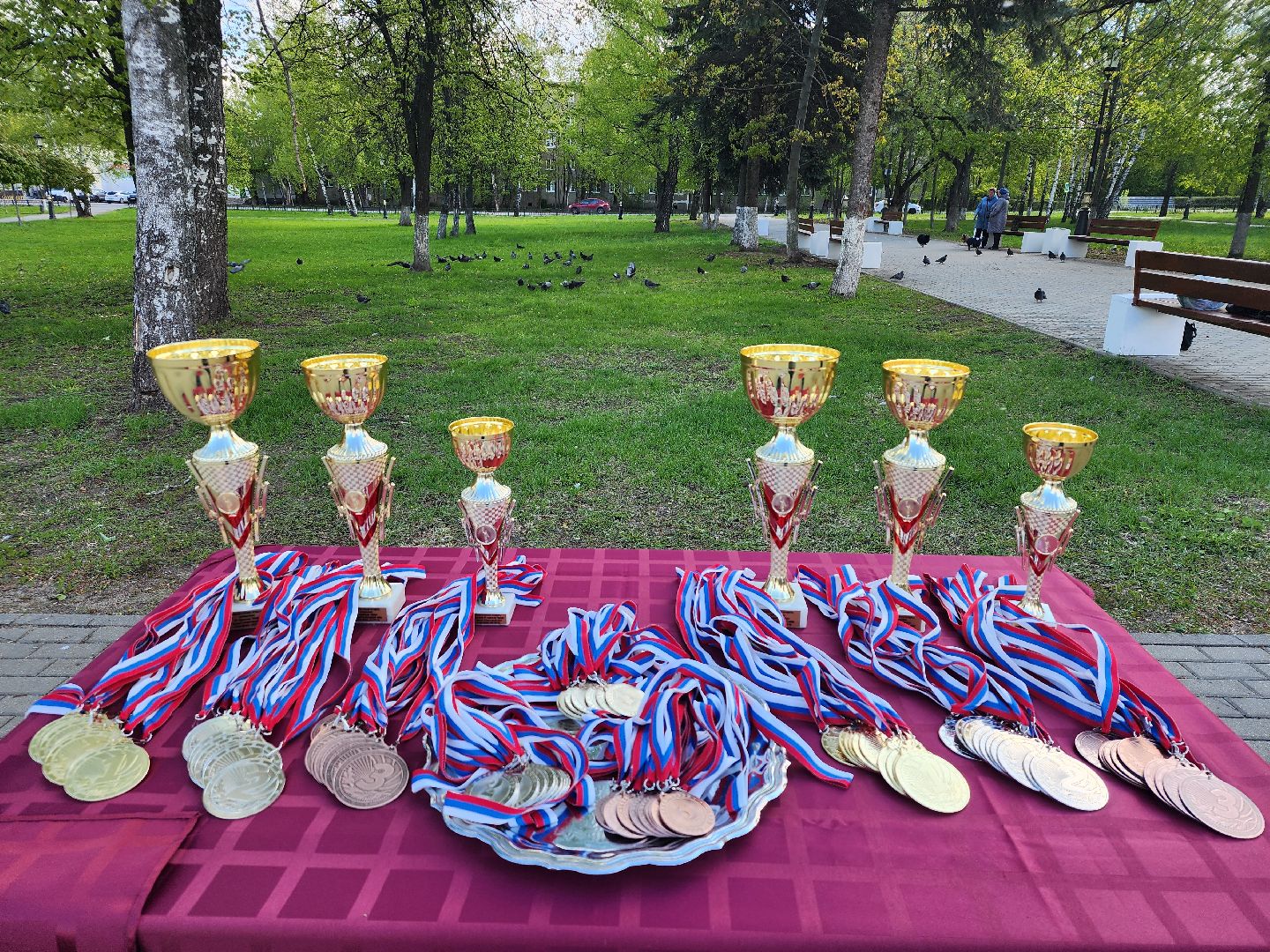 легкоатлетическая эстафета, День Победы, забег, Старая Купавна, Богородский городской округ,