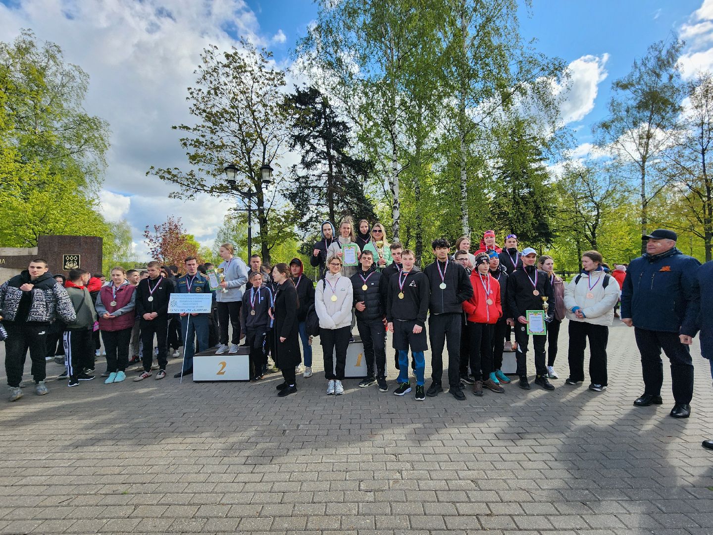 легкоатлетическая эстафета, День Победы, забег, Старая Купавна, Богородский городской округ,