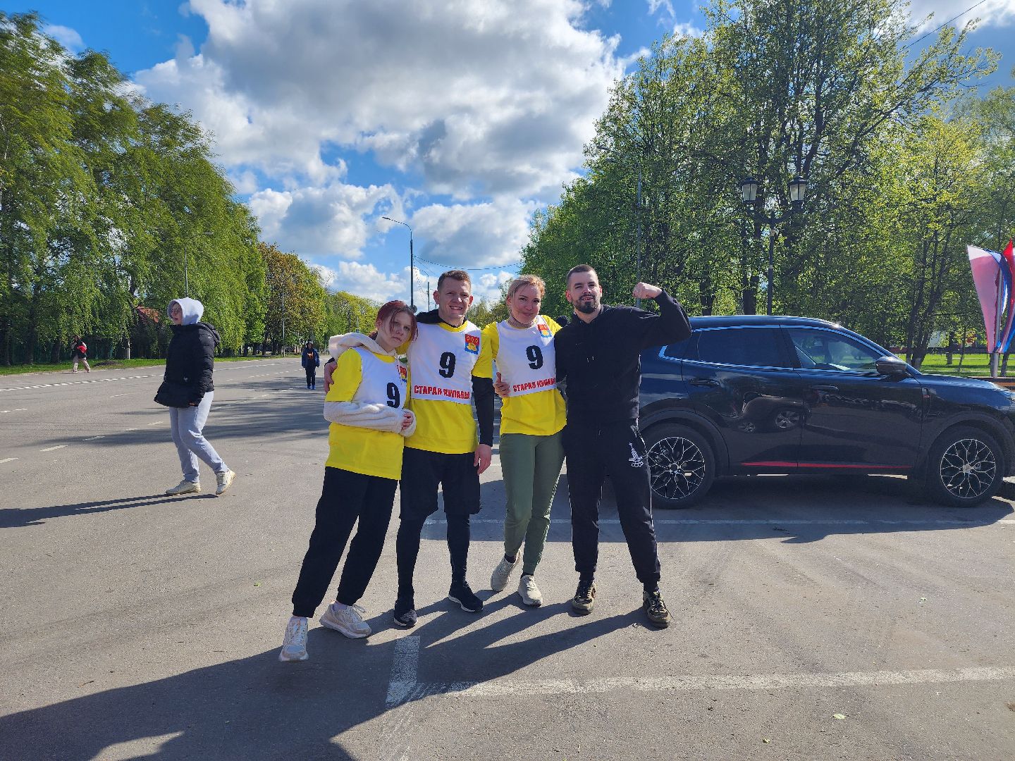 легкоатлетическая эстафета, День Победы, забег, Старая Купавна, Богородский городской округ,