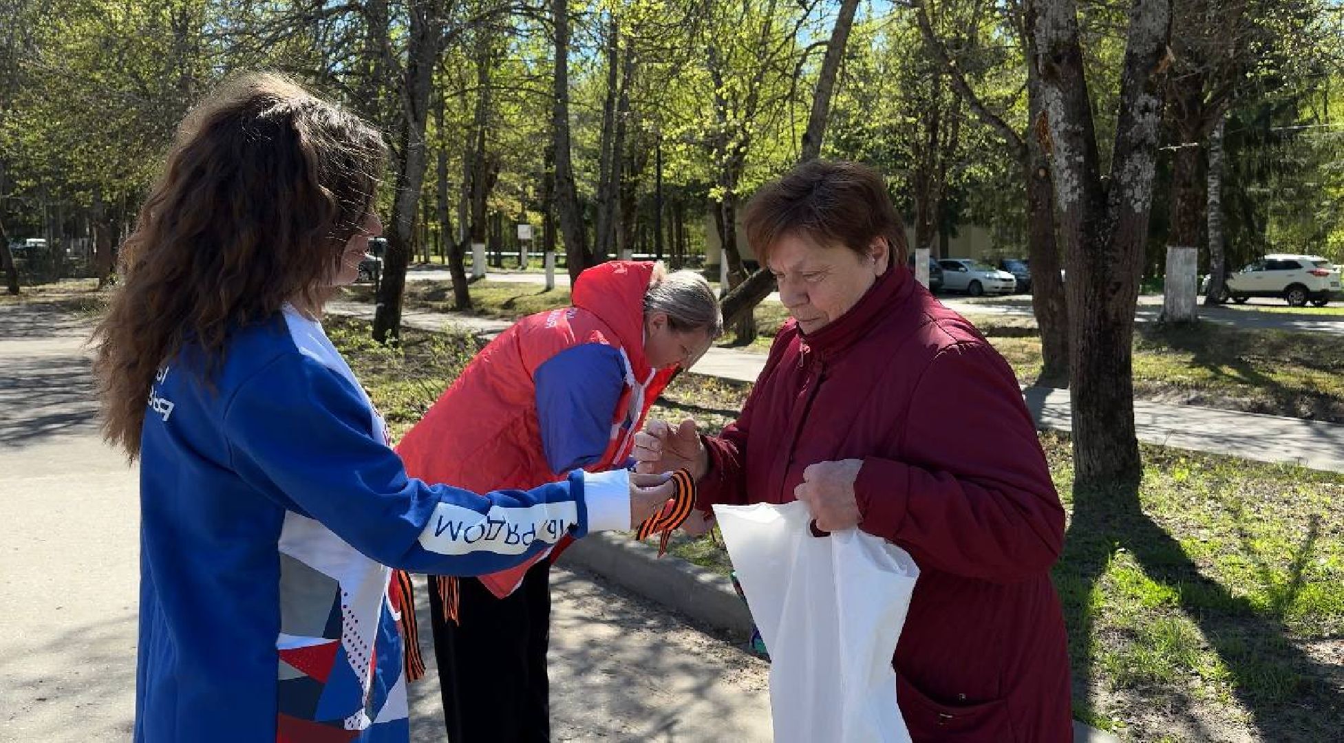 георгиевская лента, волонтеры подмосковья, восход,