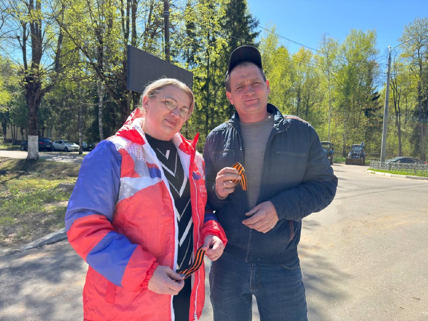 георгиевская лента, волонтеры подмосковья, восход,