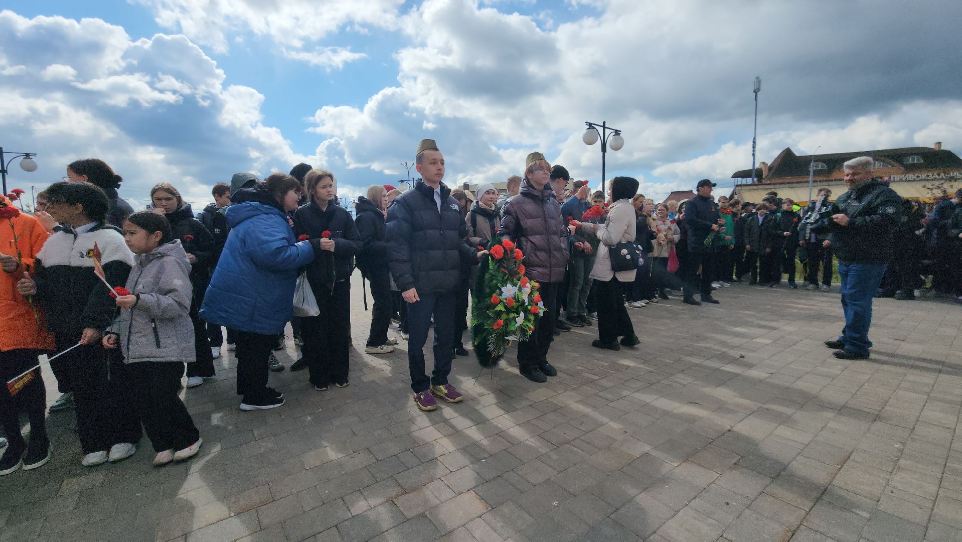 павловский посад, городской округ павловский посад, жители, день победы, митинг, память,