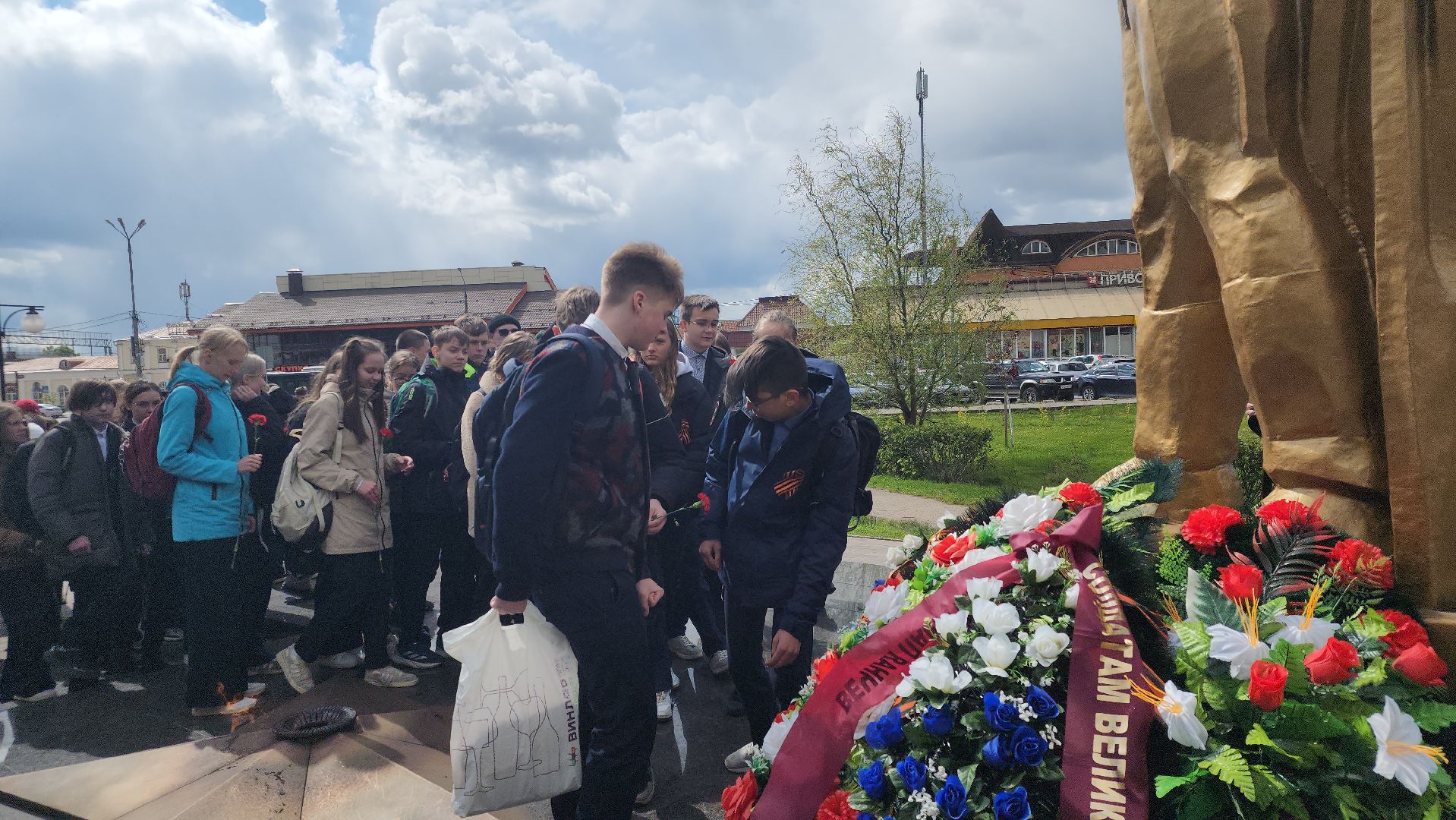 павловский посад, городской округ павловский посад, жители, день победы, митинг, память,