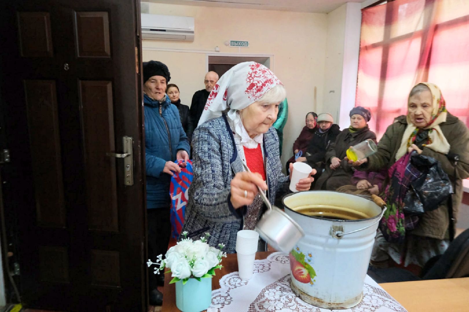 пущино, волонтеры, пасха, благотворительность,