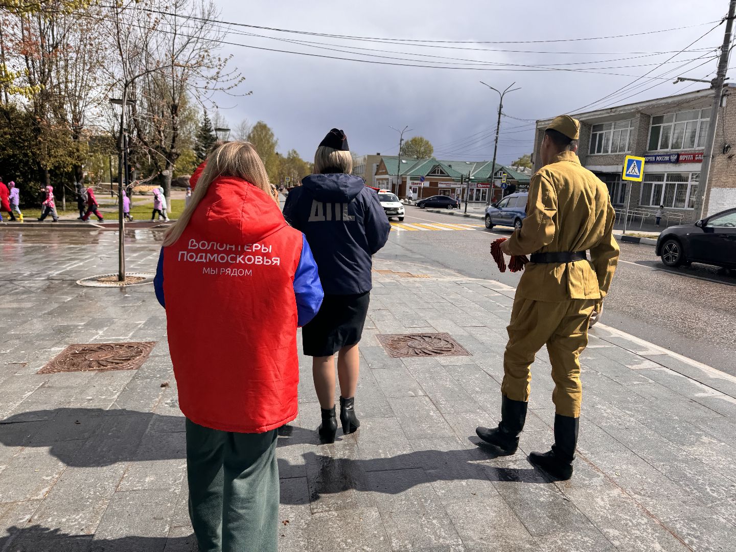 волонтеры, шаховская, георгиевская лента, георгиевская ленточка,