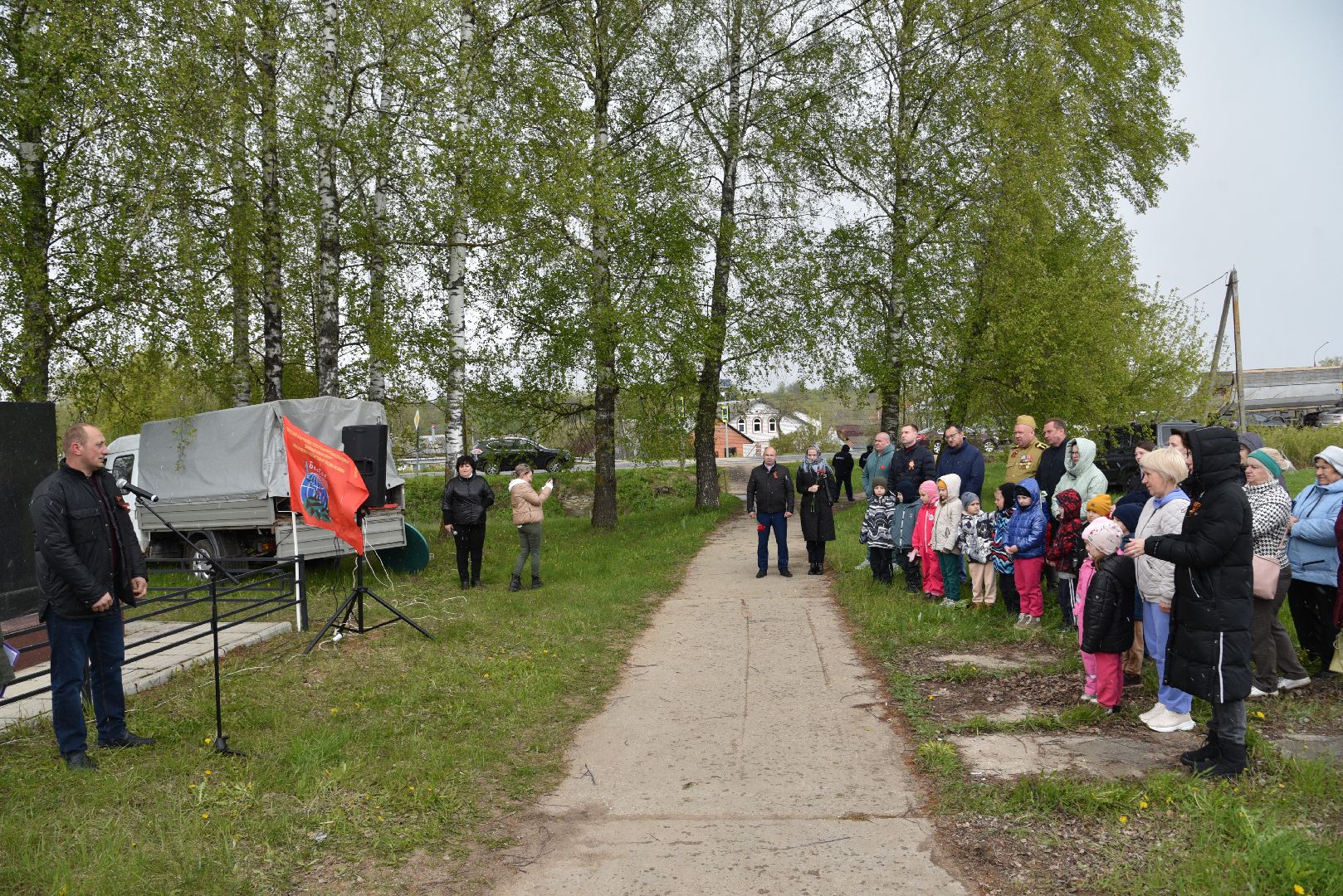 лотошино, кировский, день победы, митинг, праздничный митинг,