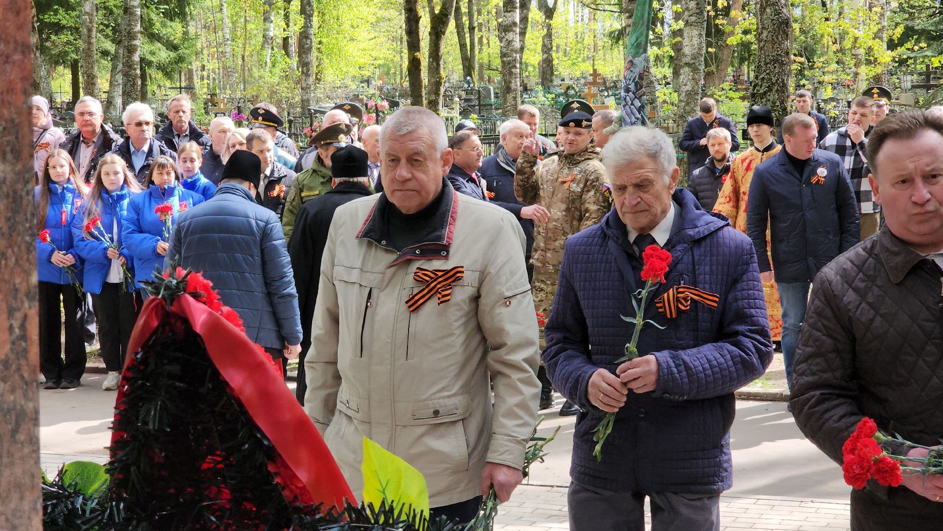 егорьевск, 9 мая, панихида, братская могила,