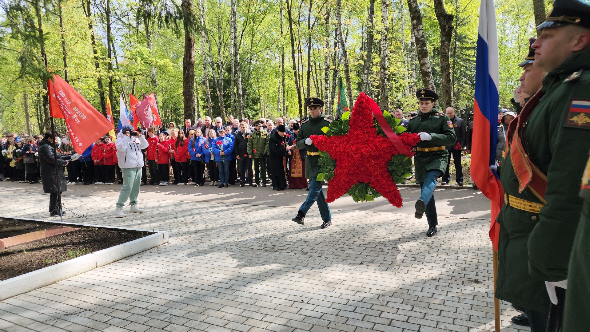 егорьевск, 9 мая, панихида, братская могила,