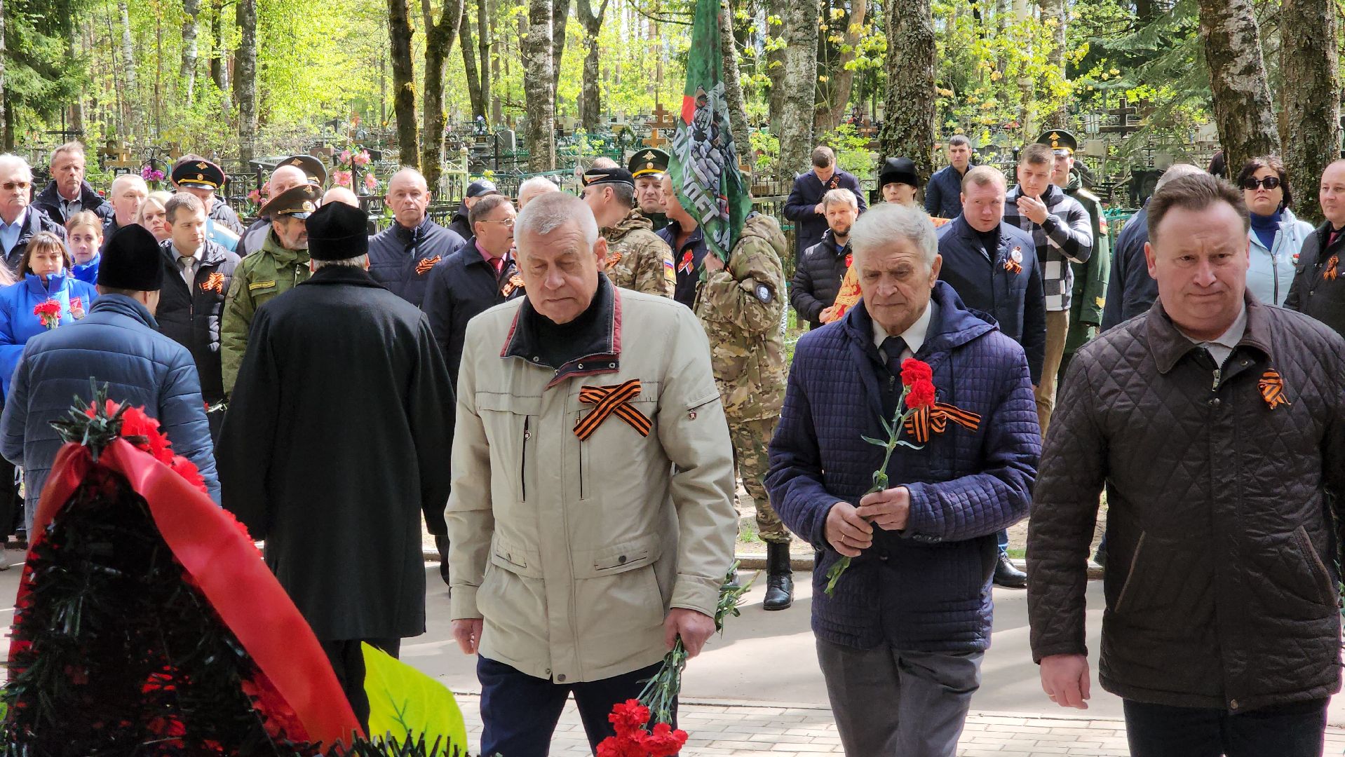 егорьевск, 9 мая, панихида, братская могила,