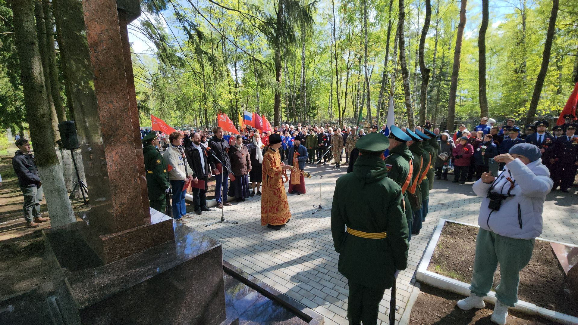 егорьевск, 9 мая, панихида, братская могила,